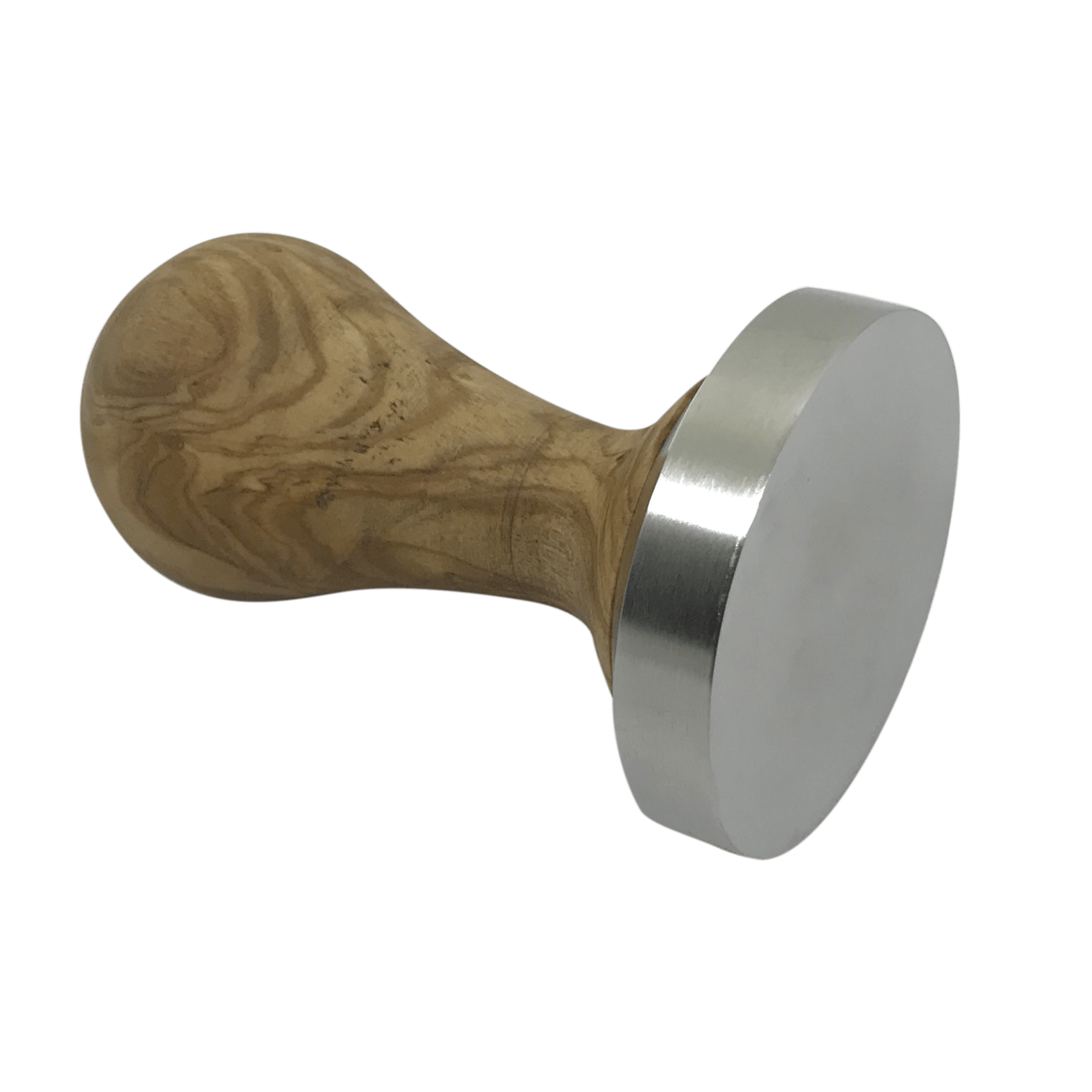 Coffee Tamper 50mm Wooden Handle Krome Dispense