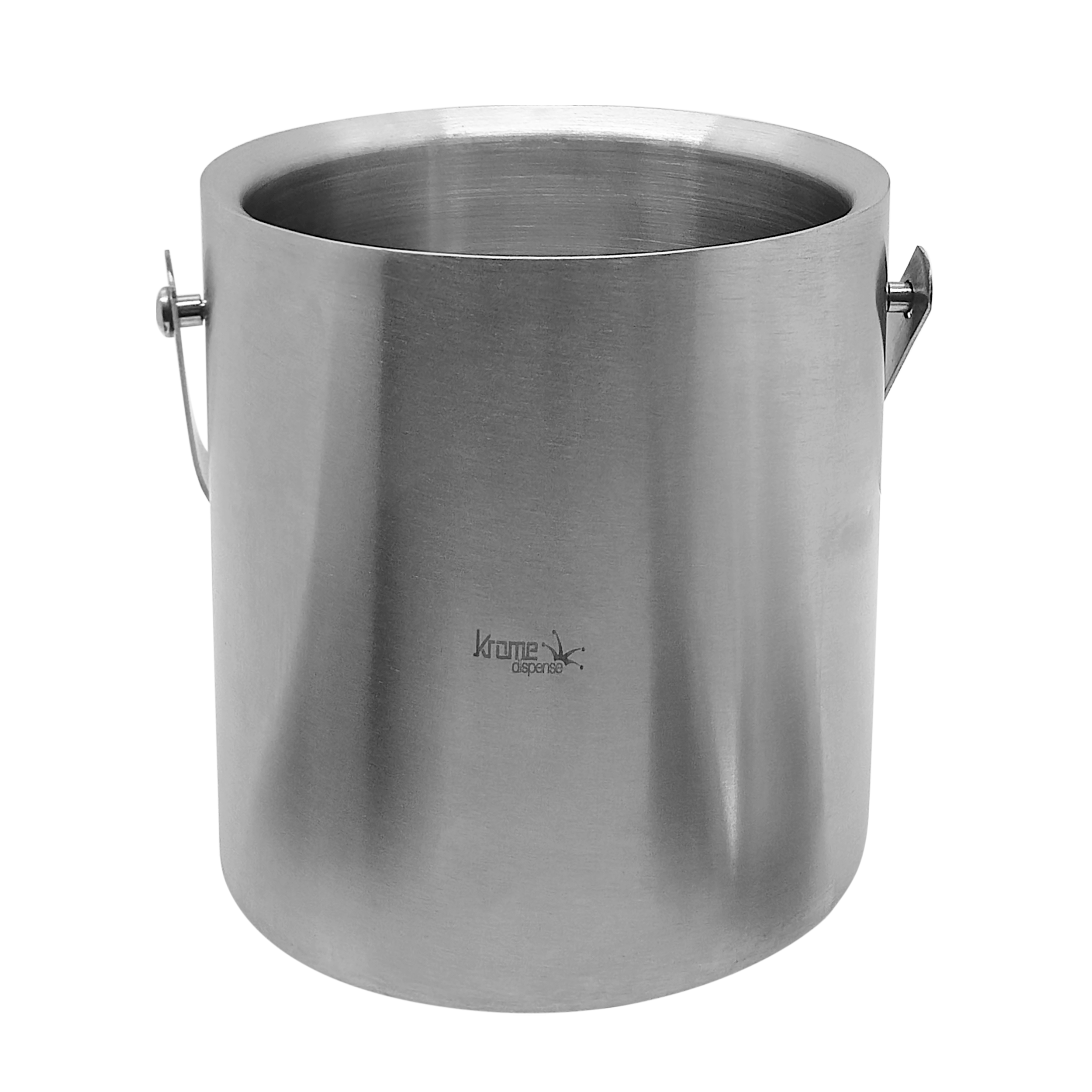 Stainless Steel Ice Bucket with Lid Handle Krome Dispense