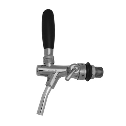 Standard European Beer Faucet With SS 304 Krome Dispense
