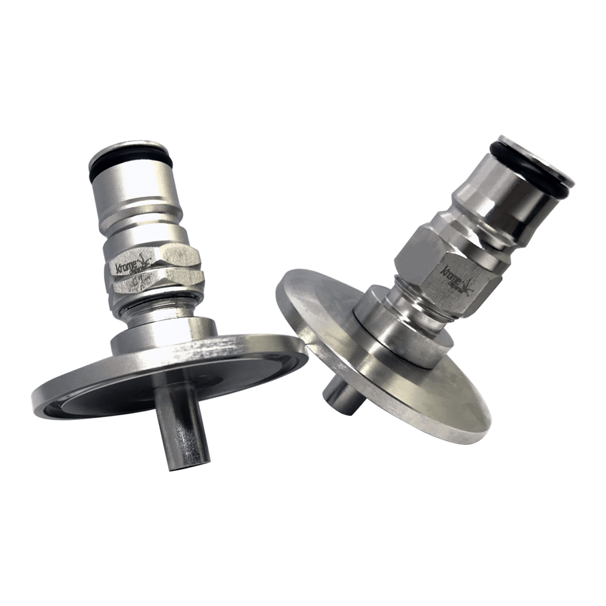 Tri Clamp Gas In Fitting C5207 Stainless Steel Krome Dispense