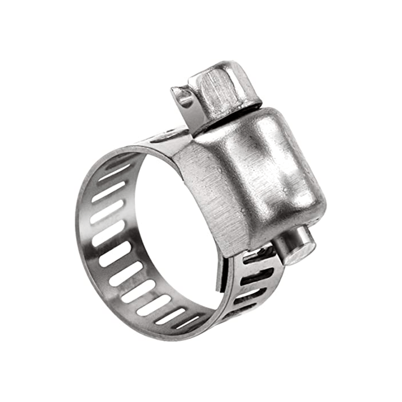 Screw Type Worm Clamp Large Hose Crimp Krome Dispense