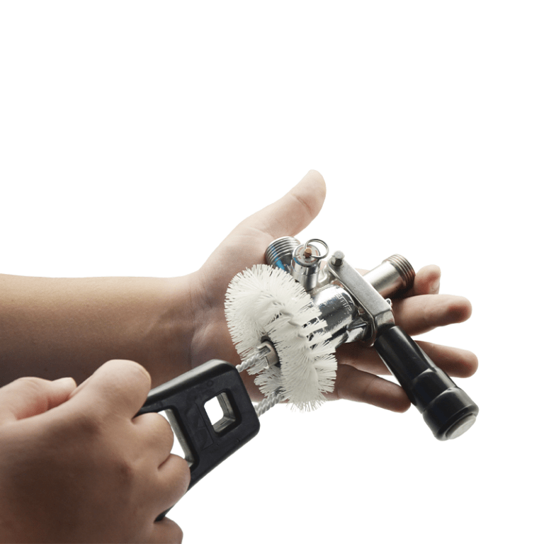 A G M & U System Keg Coupler Cleaning Brush Krome Dispense