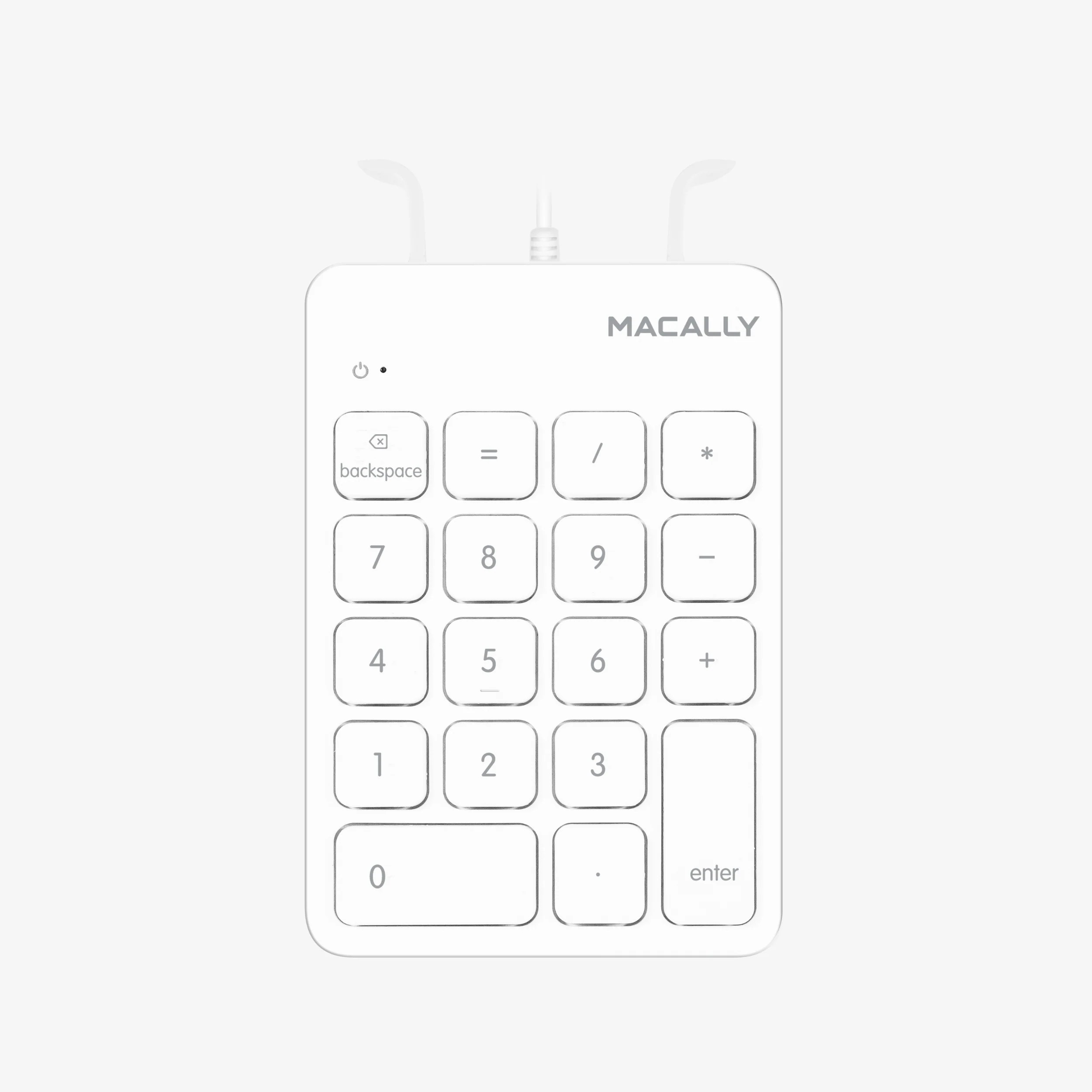 Wireless Number Pad with USB C Adapter | Portable Numeric Keypad for 10