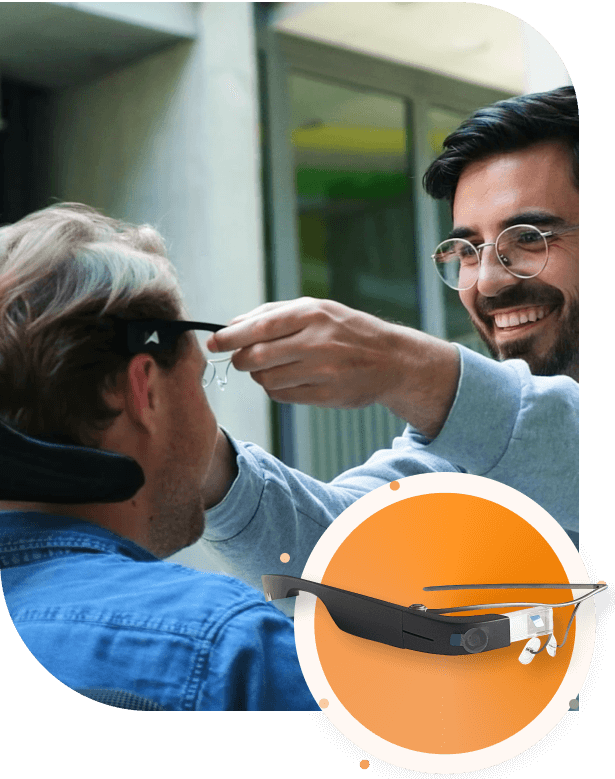 Innovative head control for wheelchairs munevo DRIVE