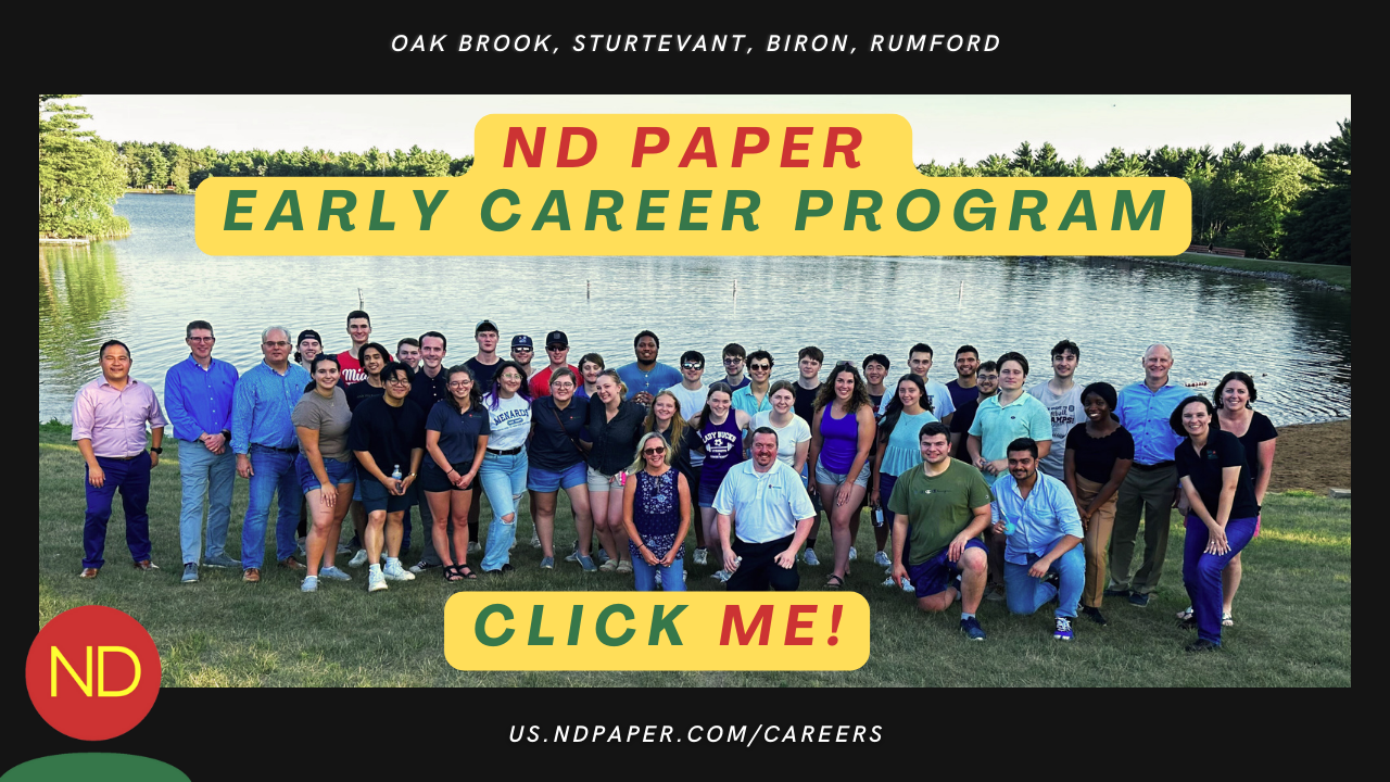 Careers ND Paper Sustainable Paper, Pulp, & Packaging