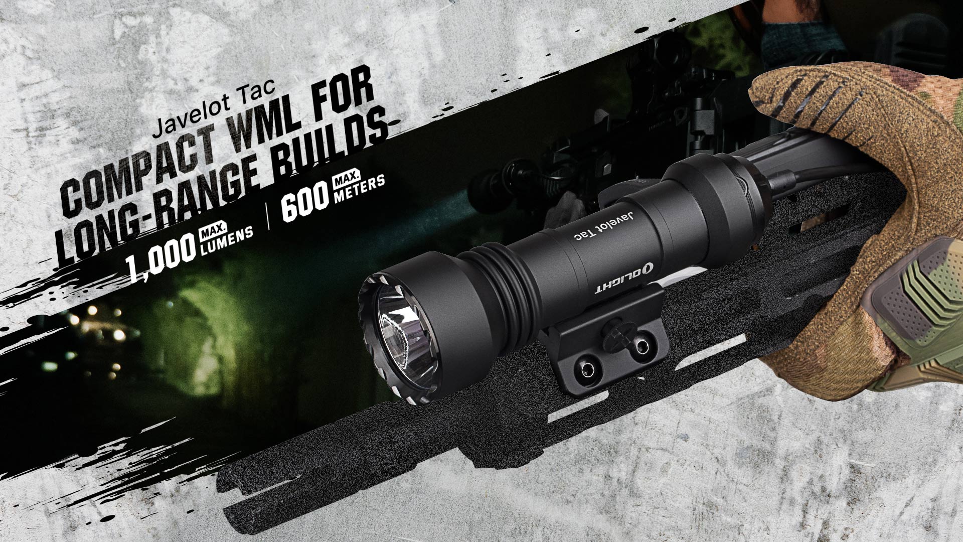 Javelot Tac WML Rail Mount Light Black - Olight Store