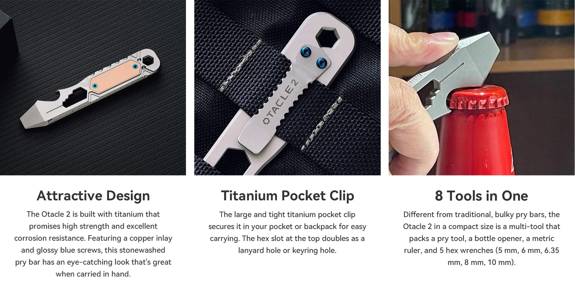 Otacle 2 Grey Versatile Tool - Olight Store