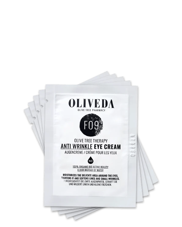 20 x Sachets F09 Anti Wrinkle Eye Cream Olive Tree People