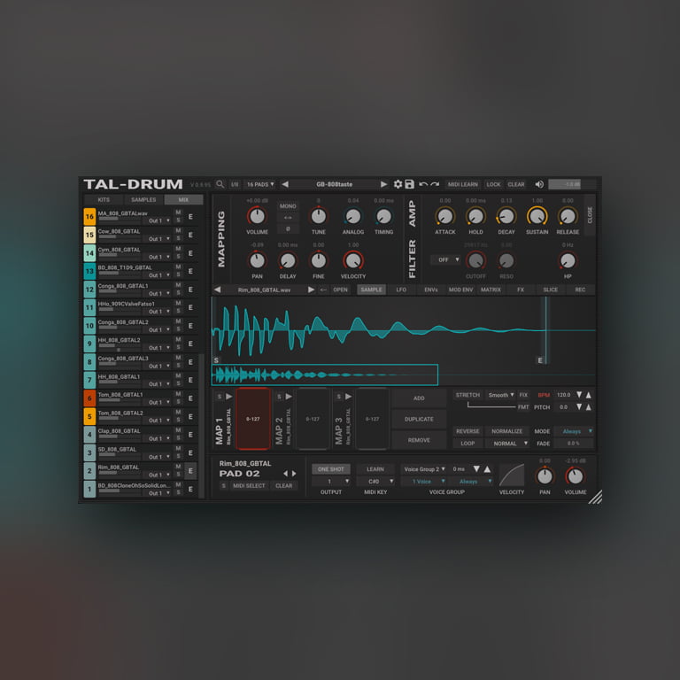 TAL SOFTWARE TAL Drum - PluginsMasters