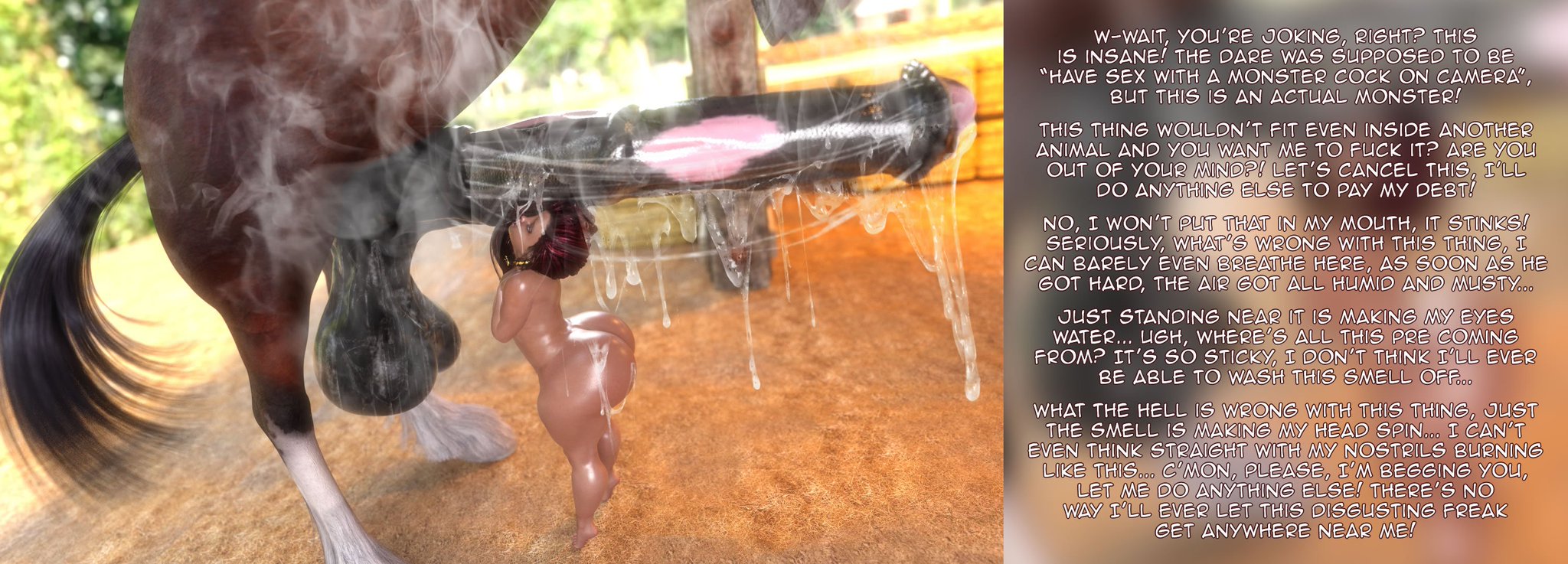 Rule 34 1boy 1girls 3d animal penis big balls big butt big penis