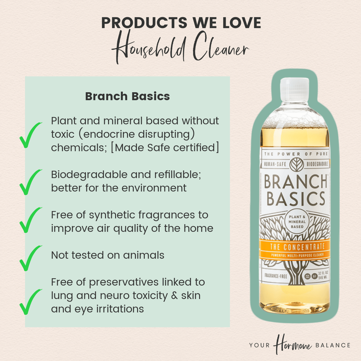 NON TOXIC CLEANING BRAND BRANCH BASICS (PRODUCT SWAP OF THE WEEK!)
