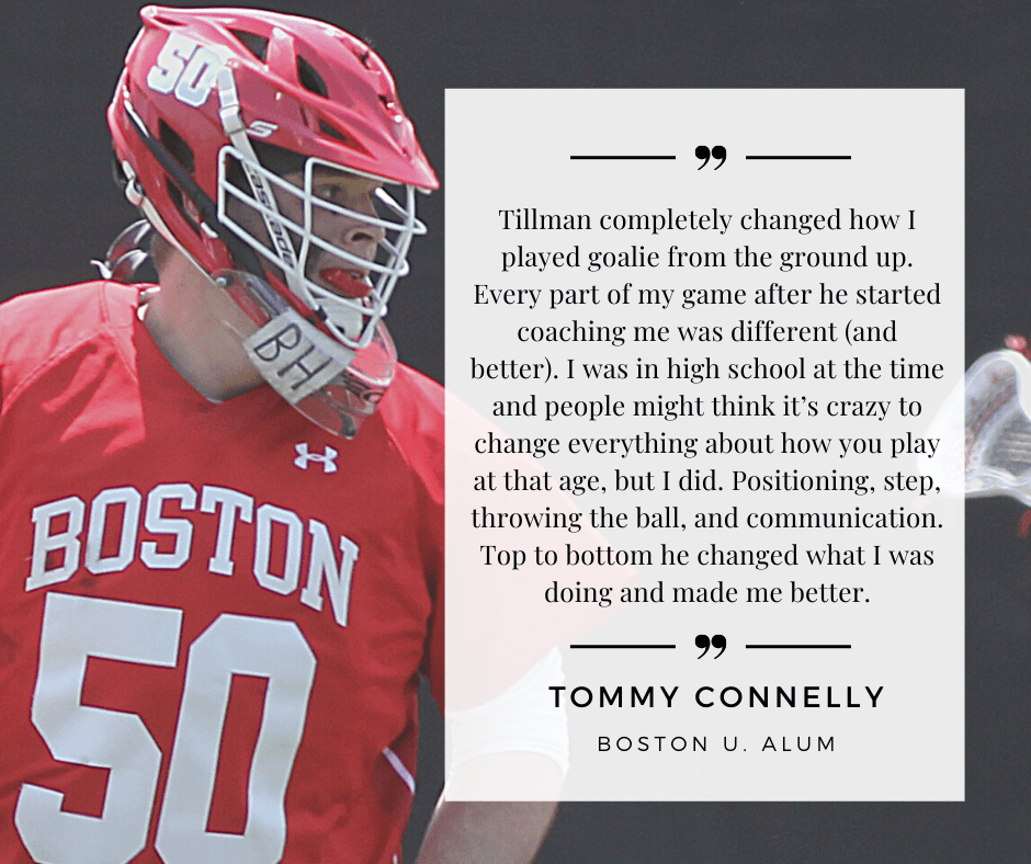 Tillman Johnson Virtual Lacrosse Goalie Coaching MiniCamp