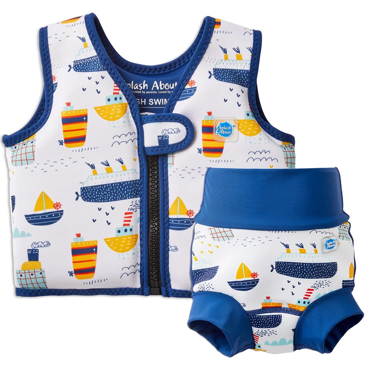 Happy Nappy Duo™ Swim Diaper &amp; Go Splash Swim Vest Bundle Splash