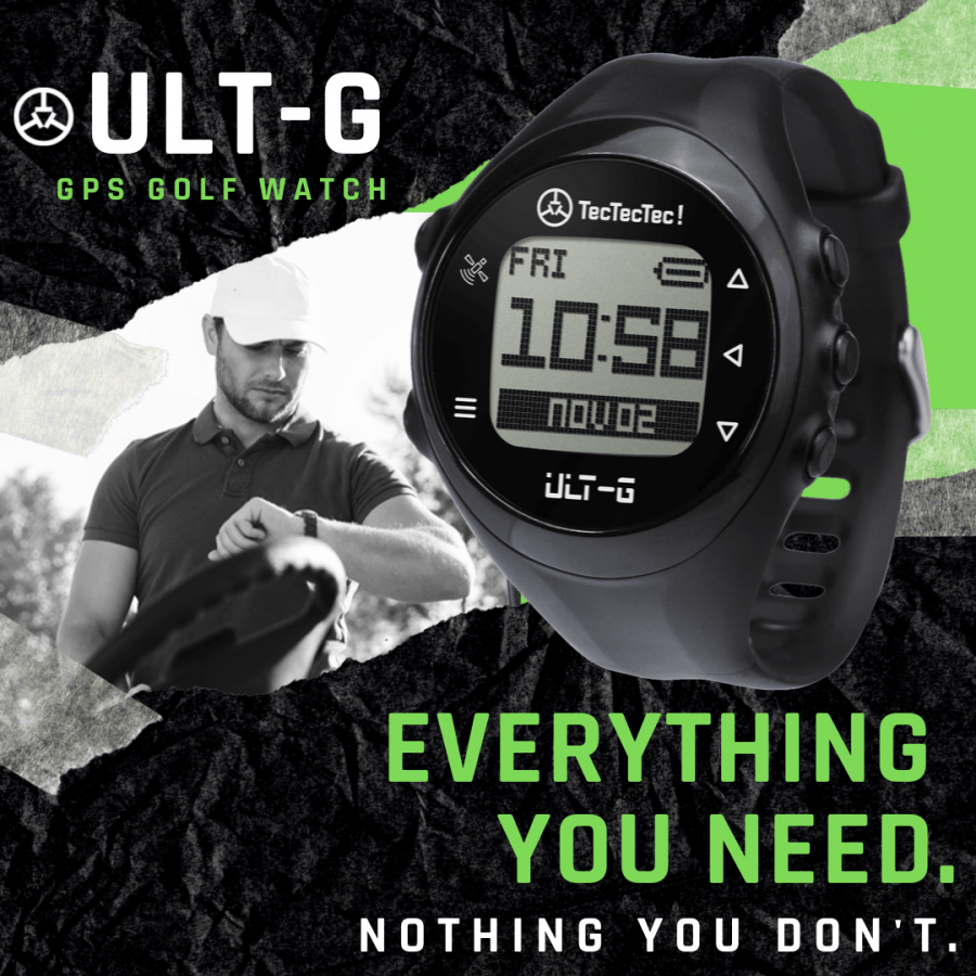 ULT-G GPS Golf Watch | TecTecTec USA