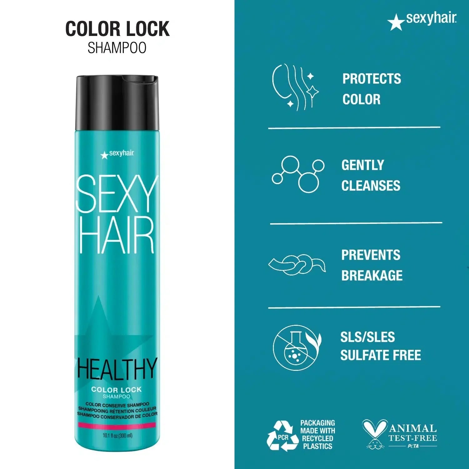 Sexy Hair Color Lock Shampoo Tommy Gun's Original