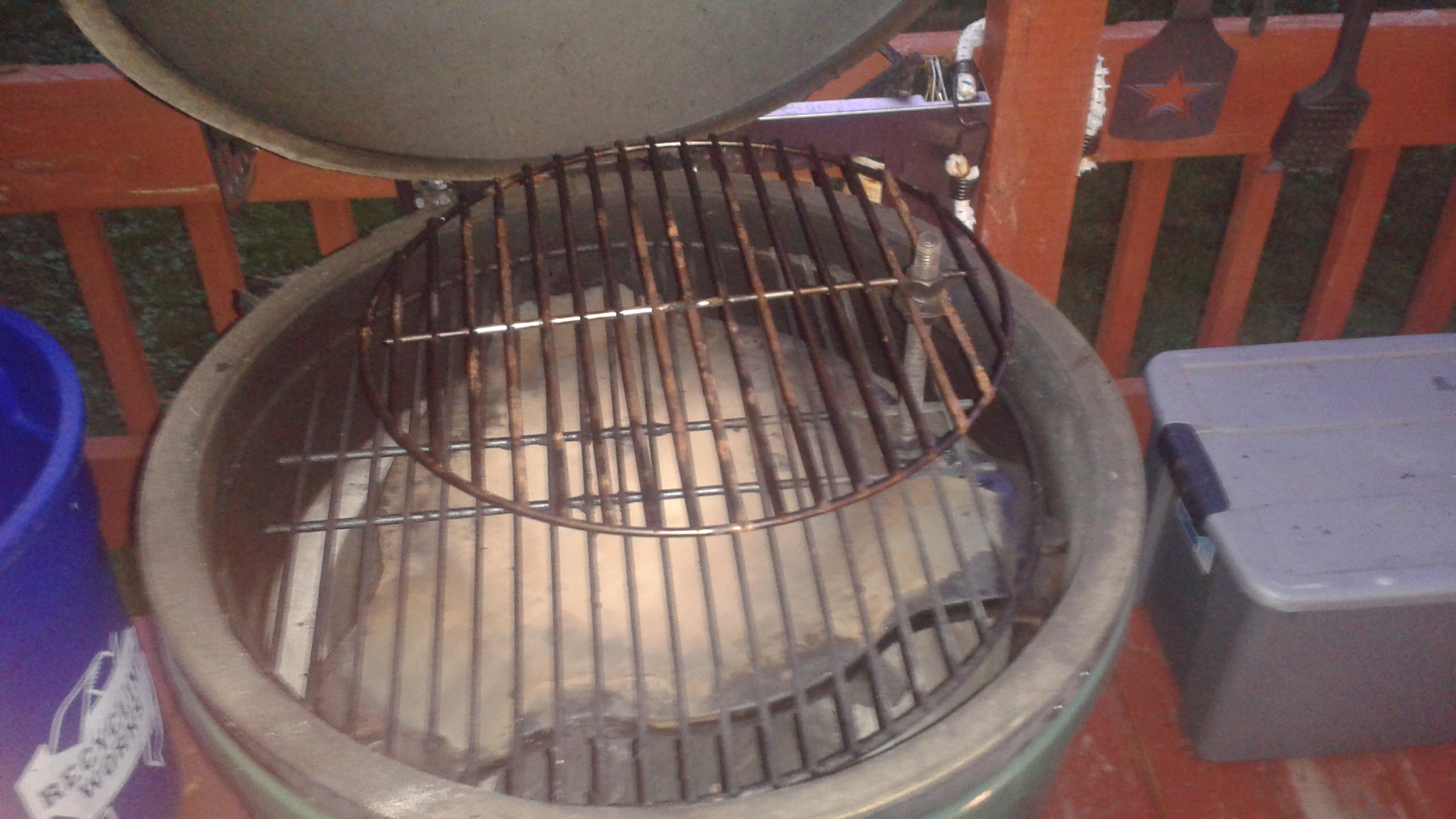 Homemade Grate and Raised Grill — Big Green Egg EGGhead Forum The