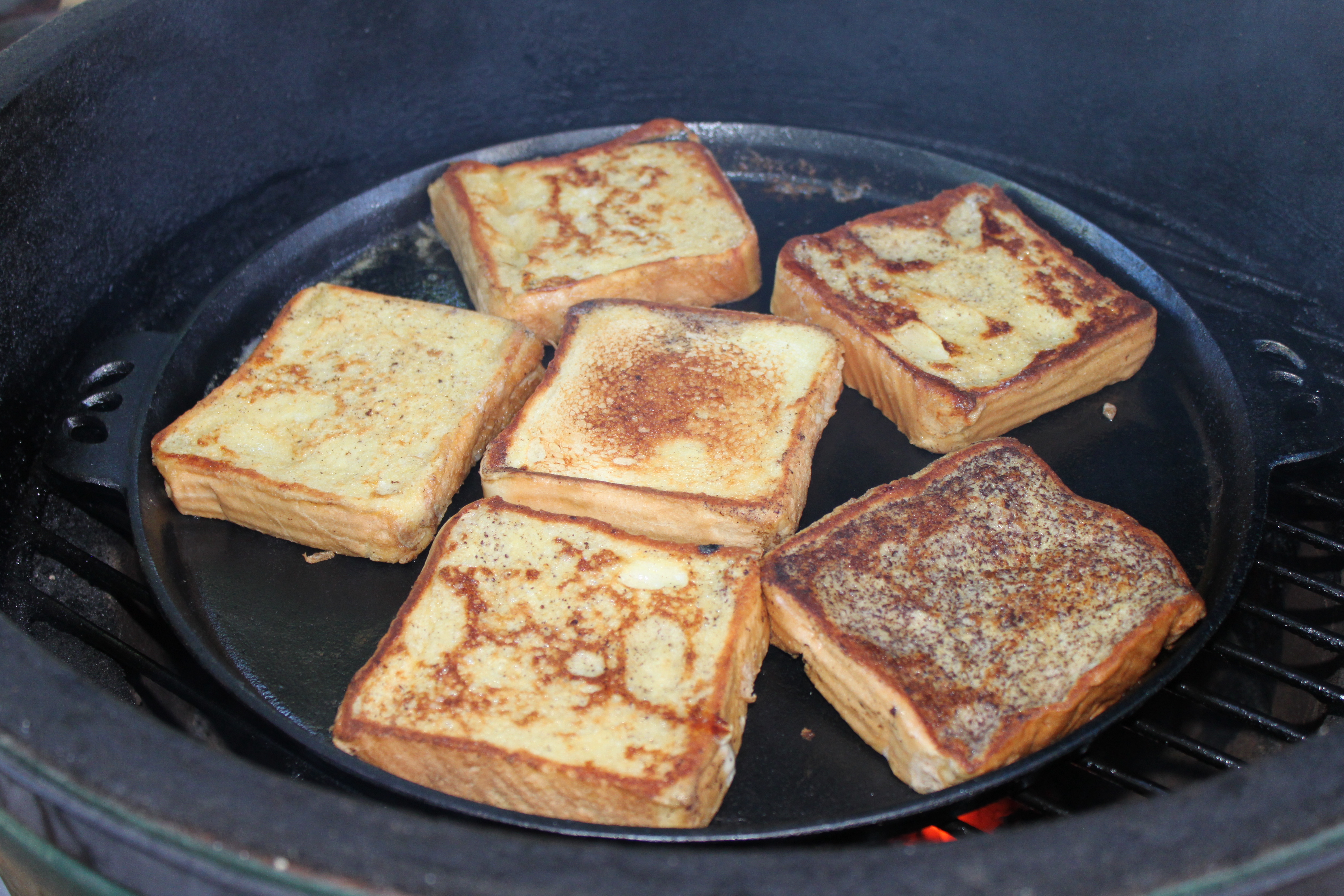 Breakfast today — Big Green Egg EGGhead Forum The Ultimate Cooking