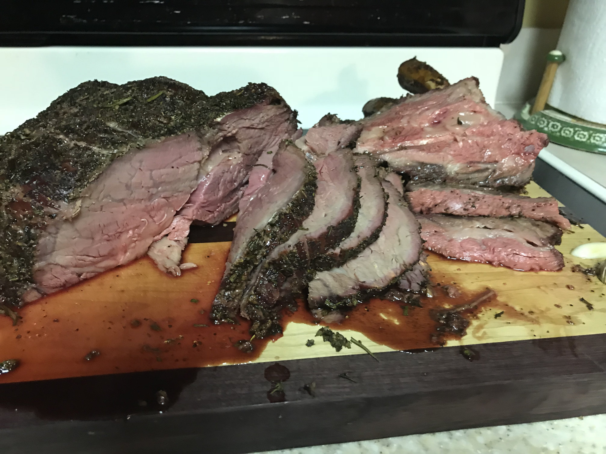 Standing rib roast — Big Green Egg EGGhead Forum The Ultimate