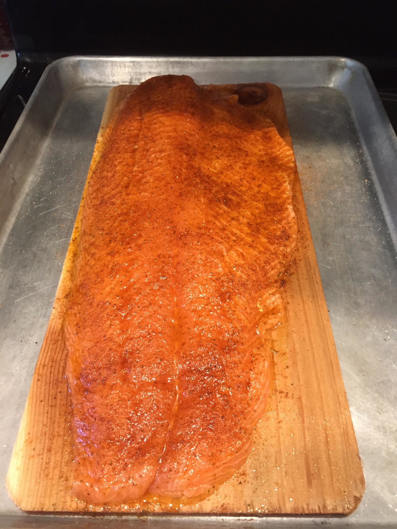 Cedar Plank Salmon — Big Green Egg EGGhead Forum The Ultimate