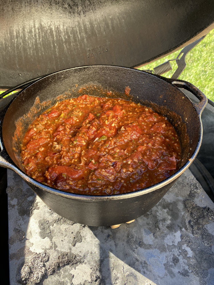 Over the top chili — Big Green Egg EGGhead Forum The Ultimate