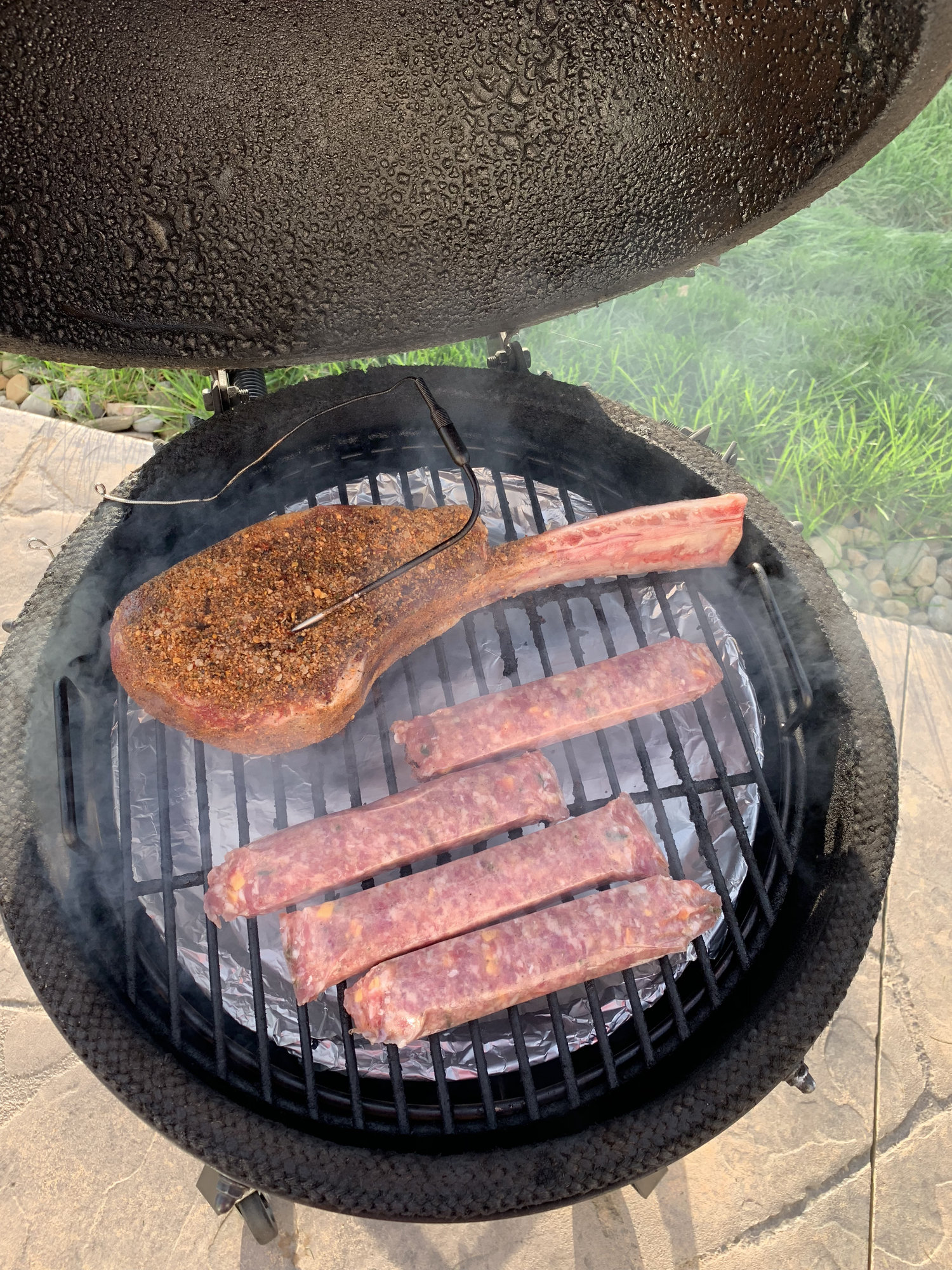 First reverse sear — Big Green Egg EGGhead Forum The Ultimate