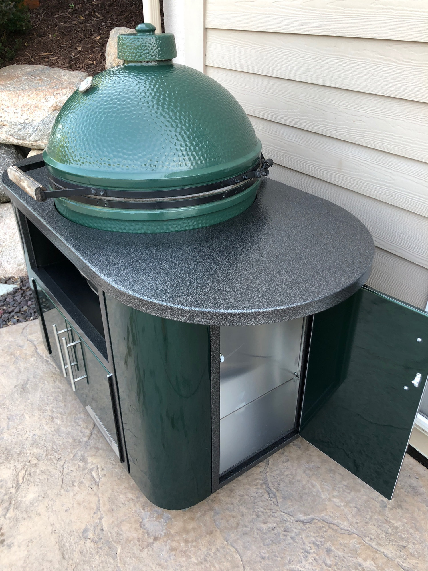 Compact Custom Island — Big Green Egg Forum