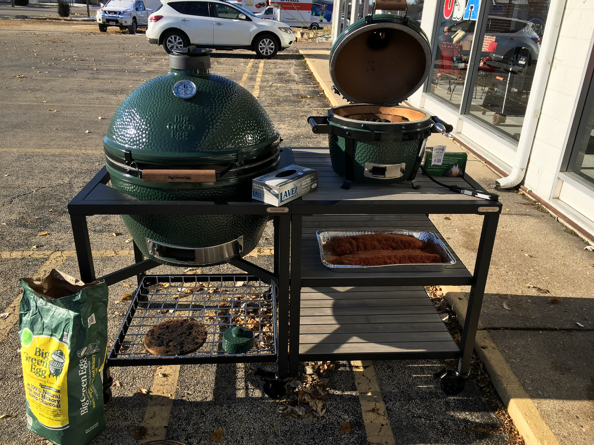 Table for XL and MM — Big Green Egg EGGhead Forum The Ultimate