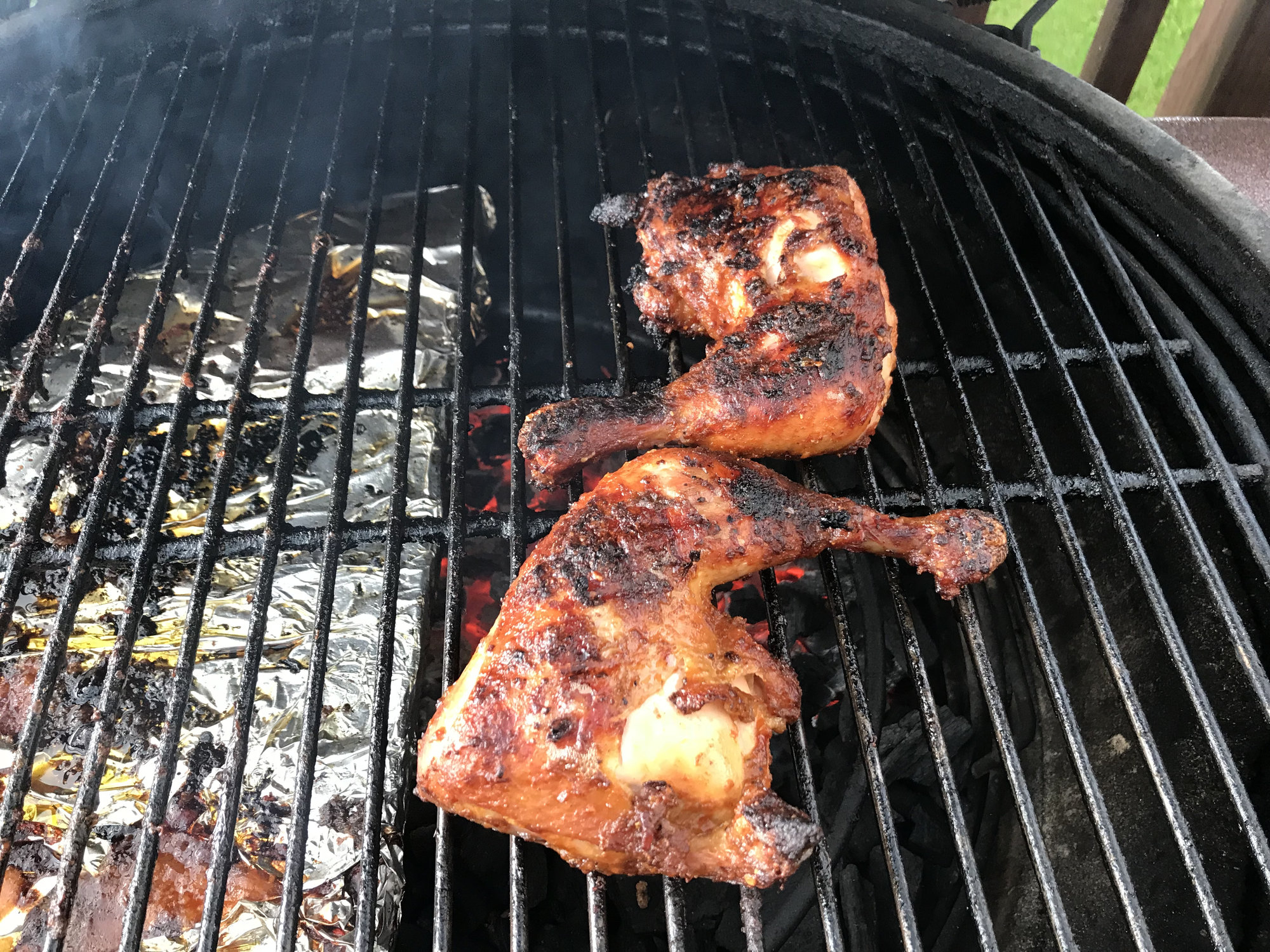 Peri Peri Chicken Legs Quarters — Big Green Egg Forum
