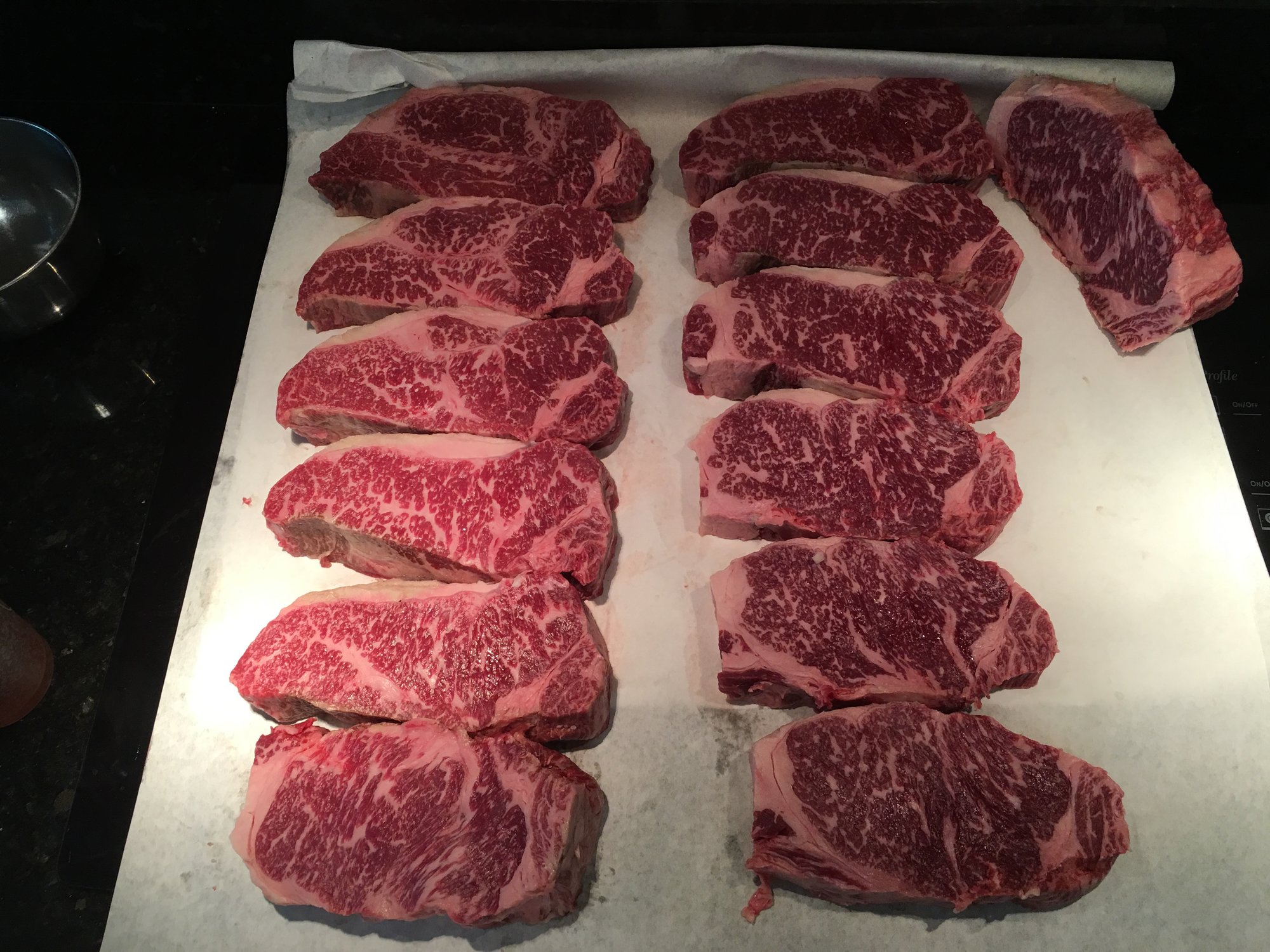 Strip Loin into NY Strip Steaks — Big Green Egg Forum
