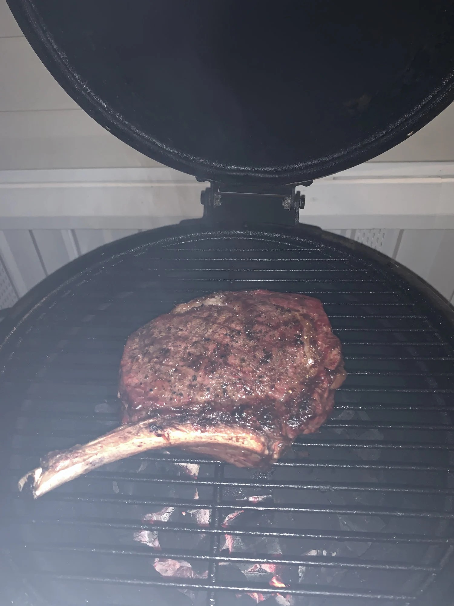 Just a 2 lb cowboy steak — Big Green Egg Forum