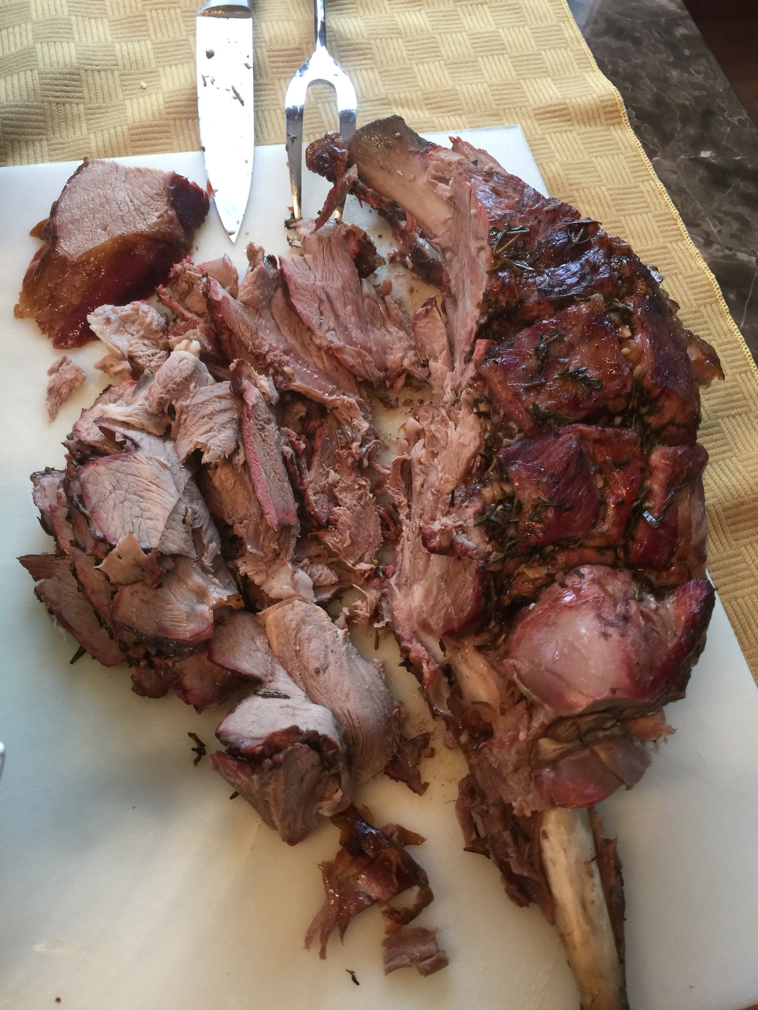 Low and slow lamb shoulder — Big Green Egg EGGhead Forum The