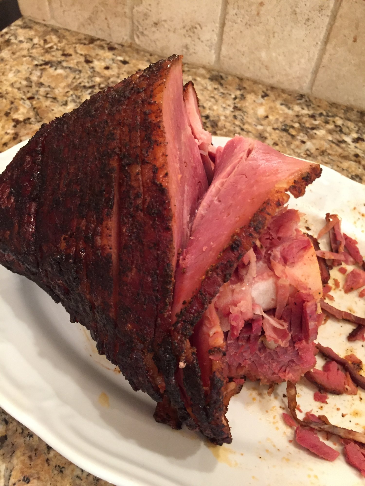 Double Smoked Ham — Big Green Egg EGGhead Forum The Ultimate