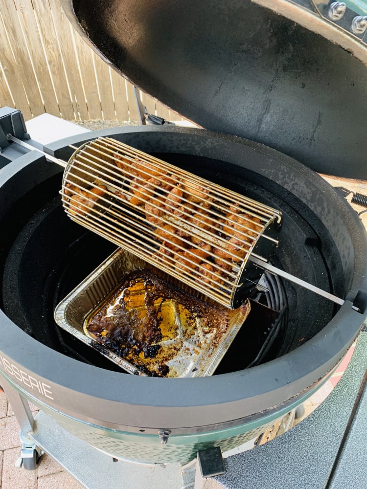 Joetisserie Basket for XL — Big Green Egg Forum