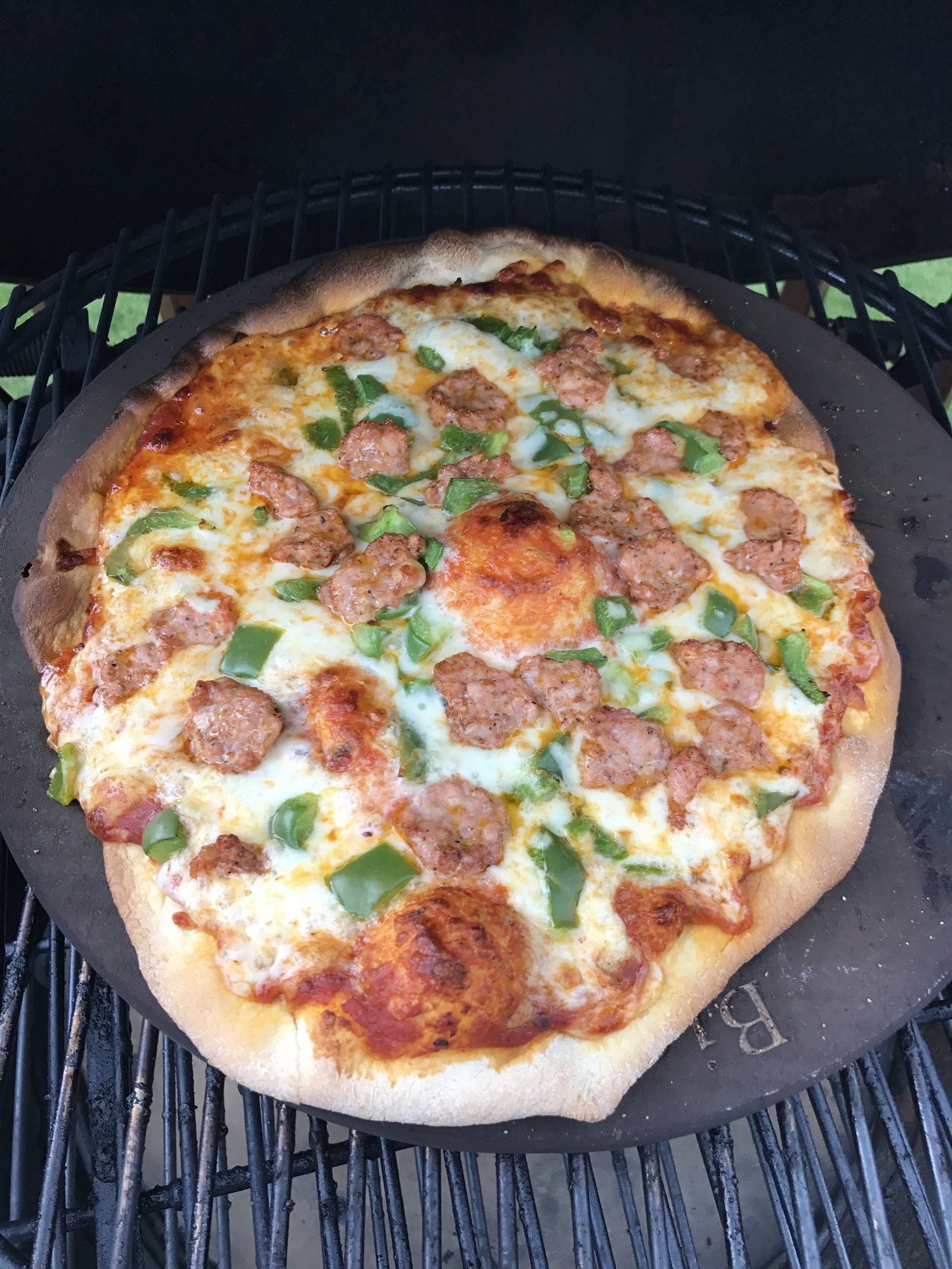 Pizza Success — Big Green Egg EGGhead Forum The Ultimate Cooking