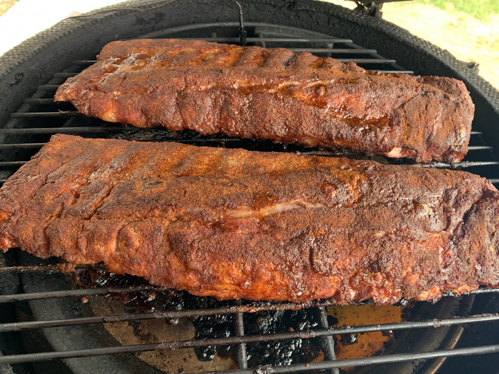 311 baby backs — Big Green Egg EGGhead Forum The Ultimate Cooking