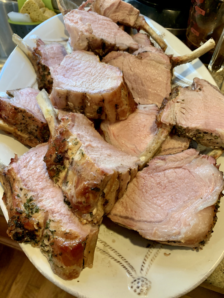 Crown Roast of Pork — Big Green Egg EGGhead Forum The Ultimate