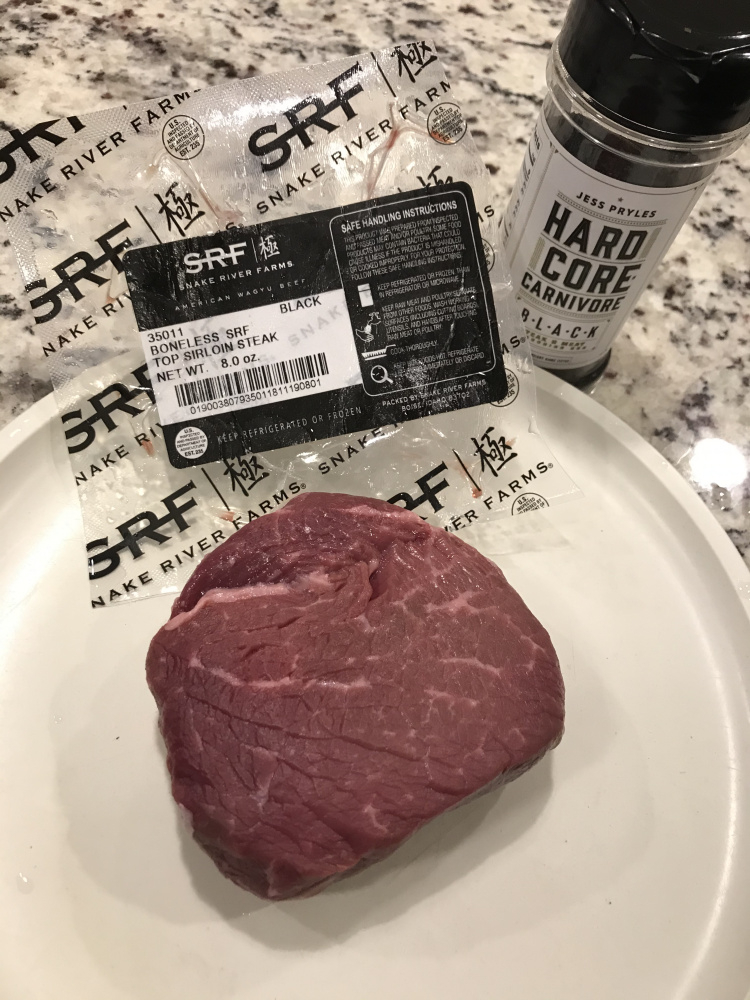 SRF Wagyu Black Sirloin — Big Green Egg EGGhead Forum The Ultimate