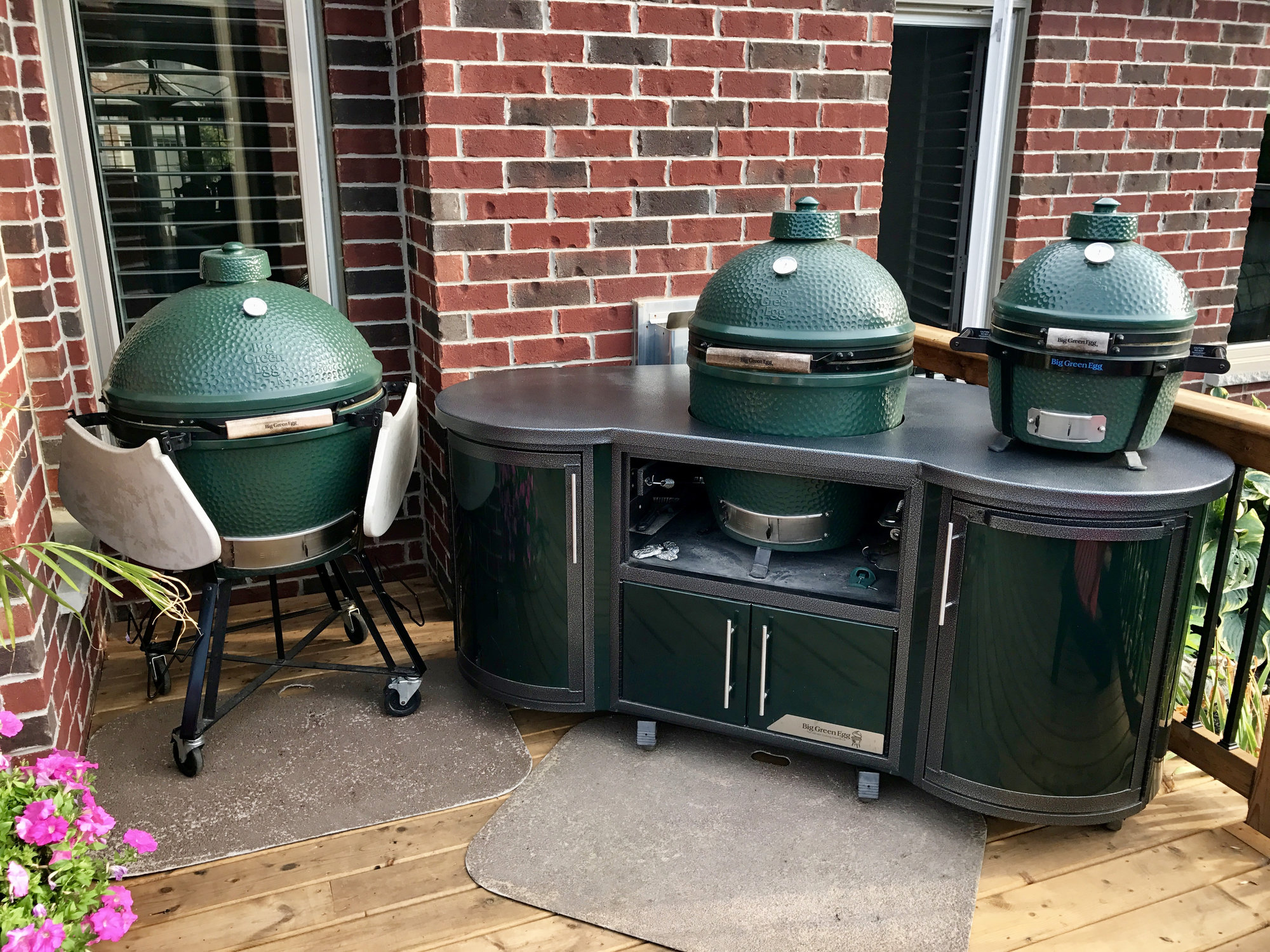 Compact Custom Island — Big Green Egg Forum