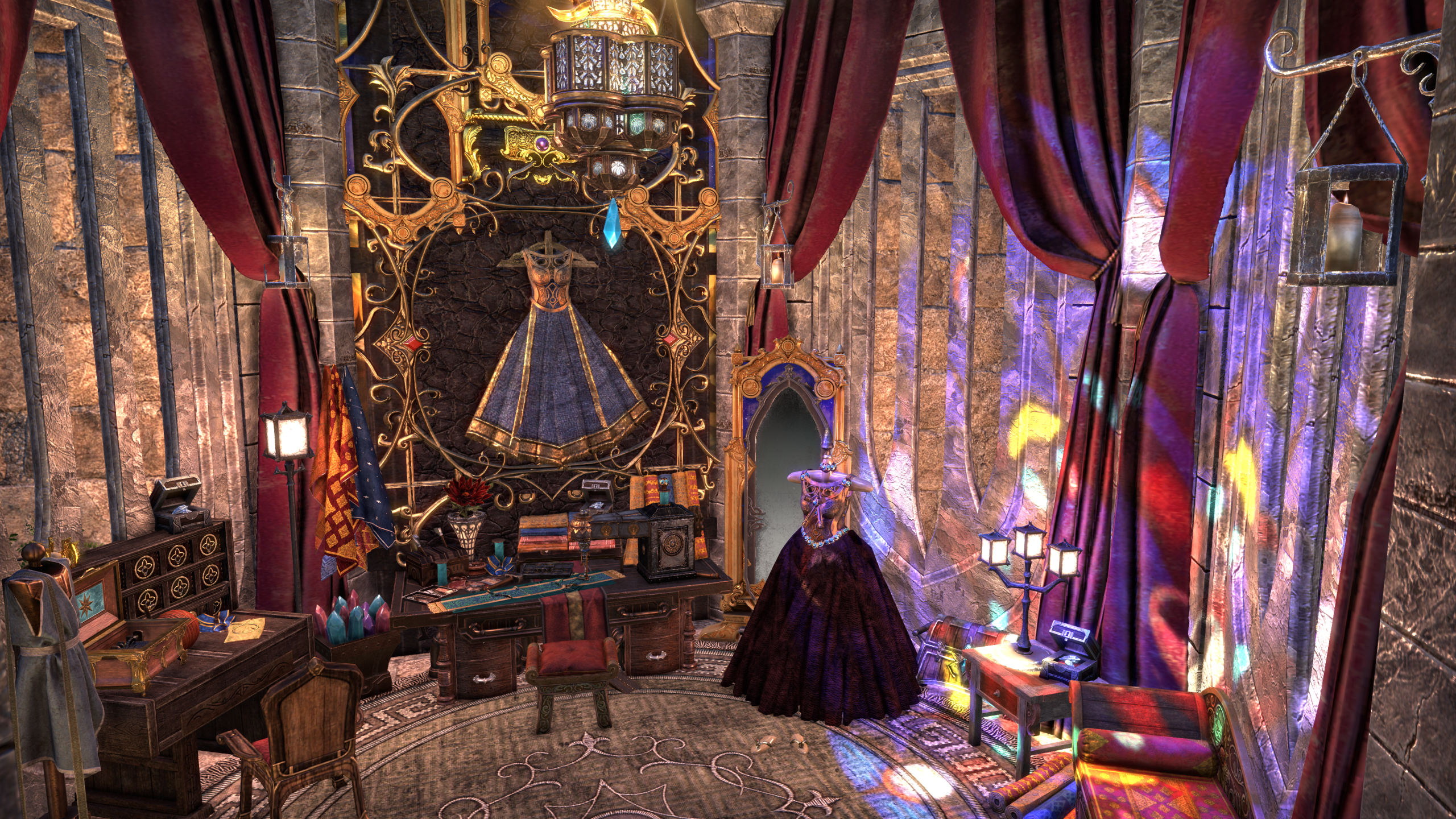 Chryseia's Castlescape Mural and Other Mini Challenge and Contest Homes