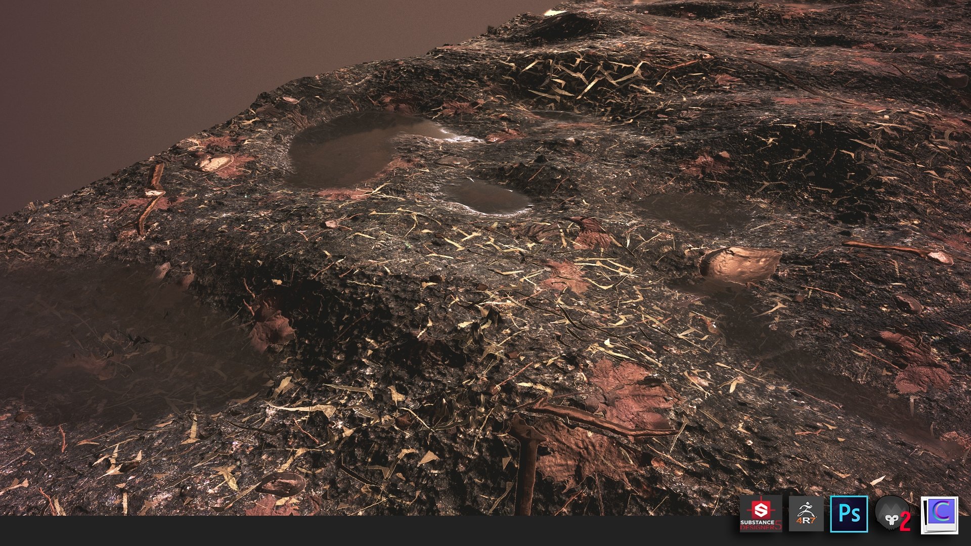 Forest Ground Texture Zbrush/Substance Designer — polycount