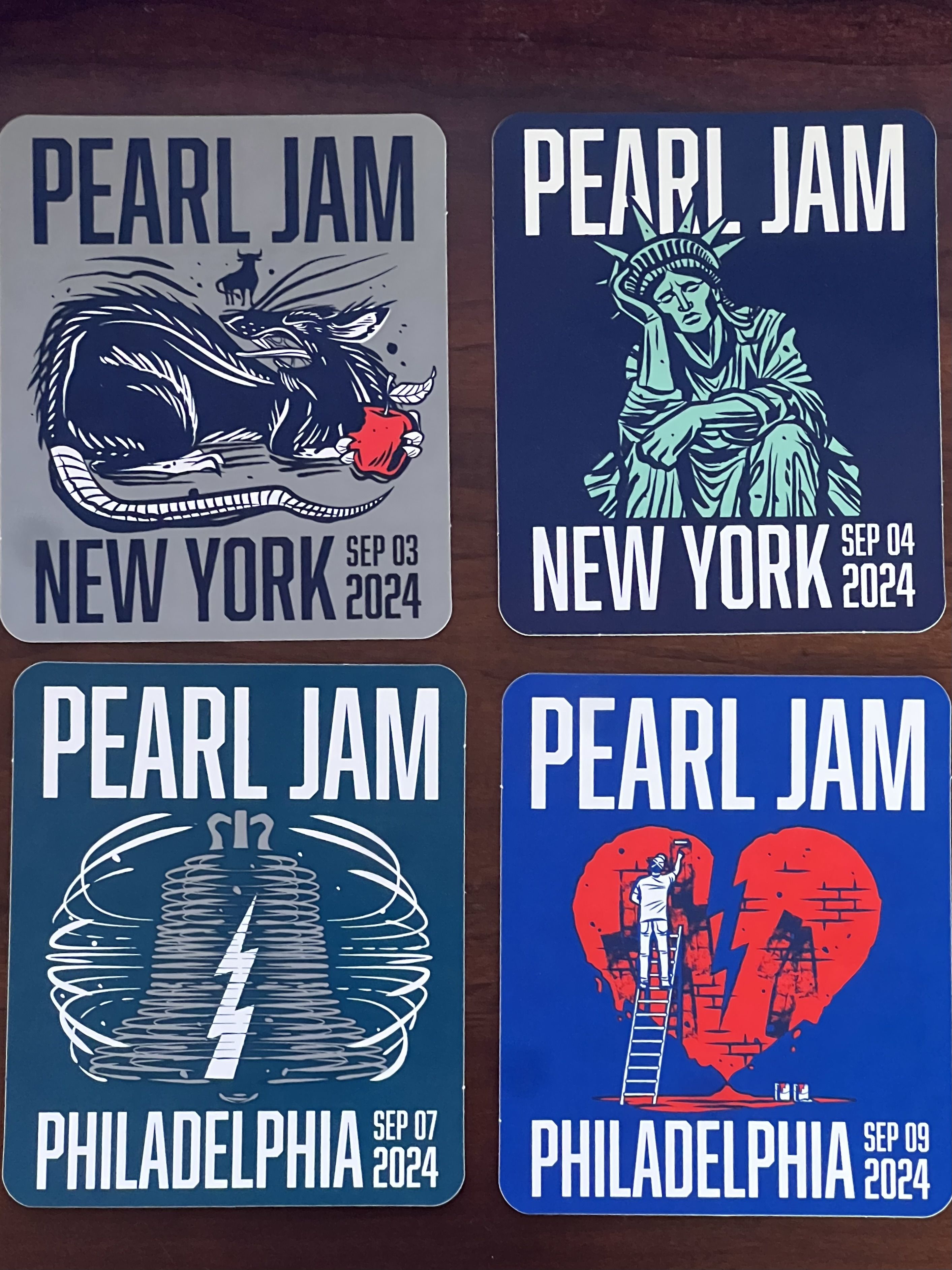 Need Stickers Sacramento LA 1 Napa & Missoula 👀 — Pearl Jam Community