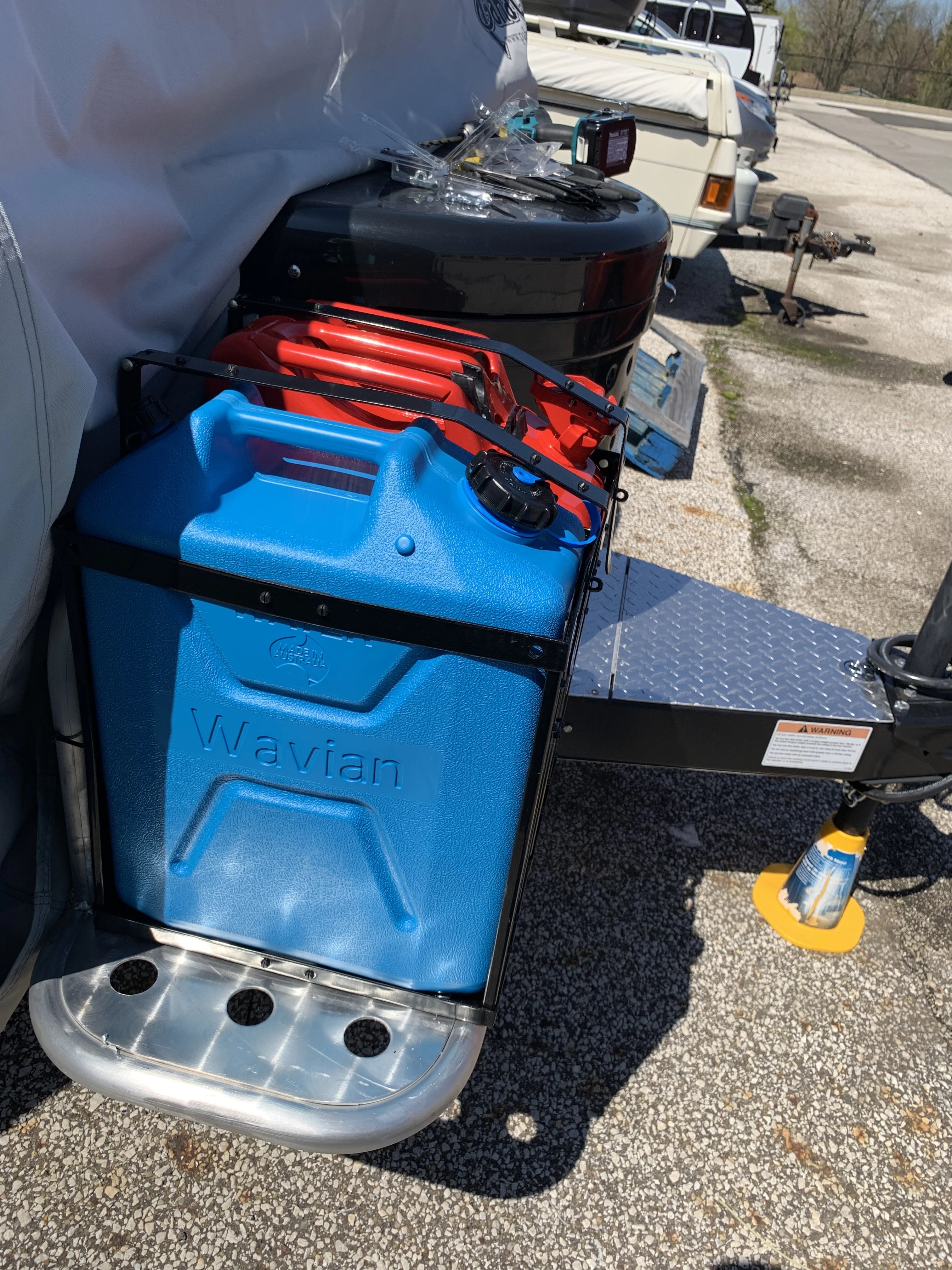 Extra Storage Space and Jerry Cans