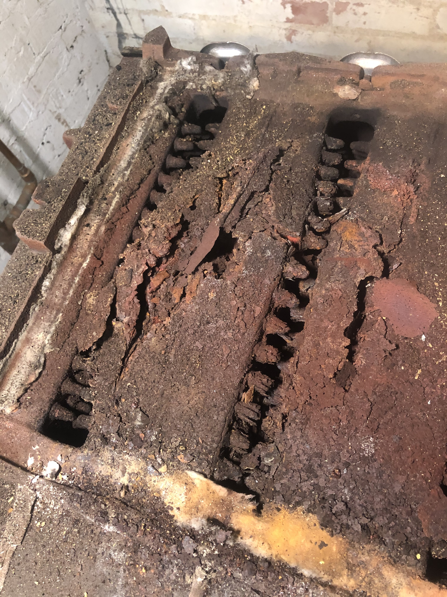 Cracked Boiler — Heating Help The Wall