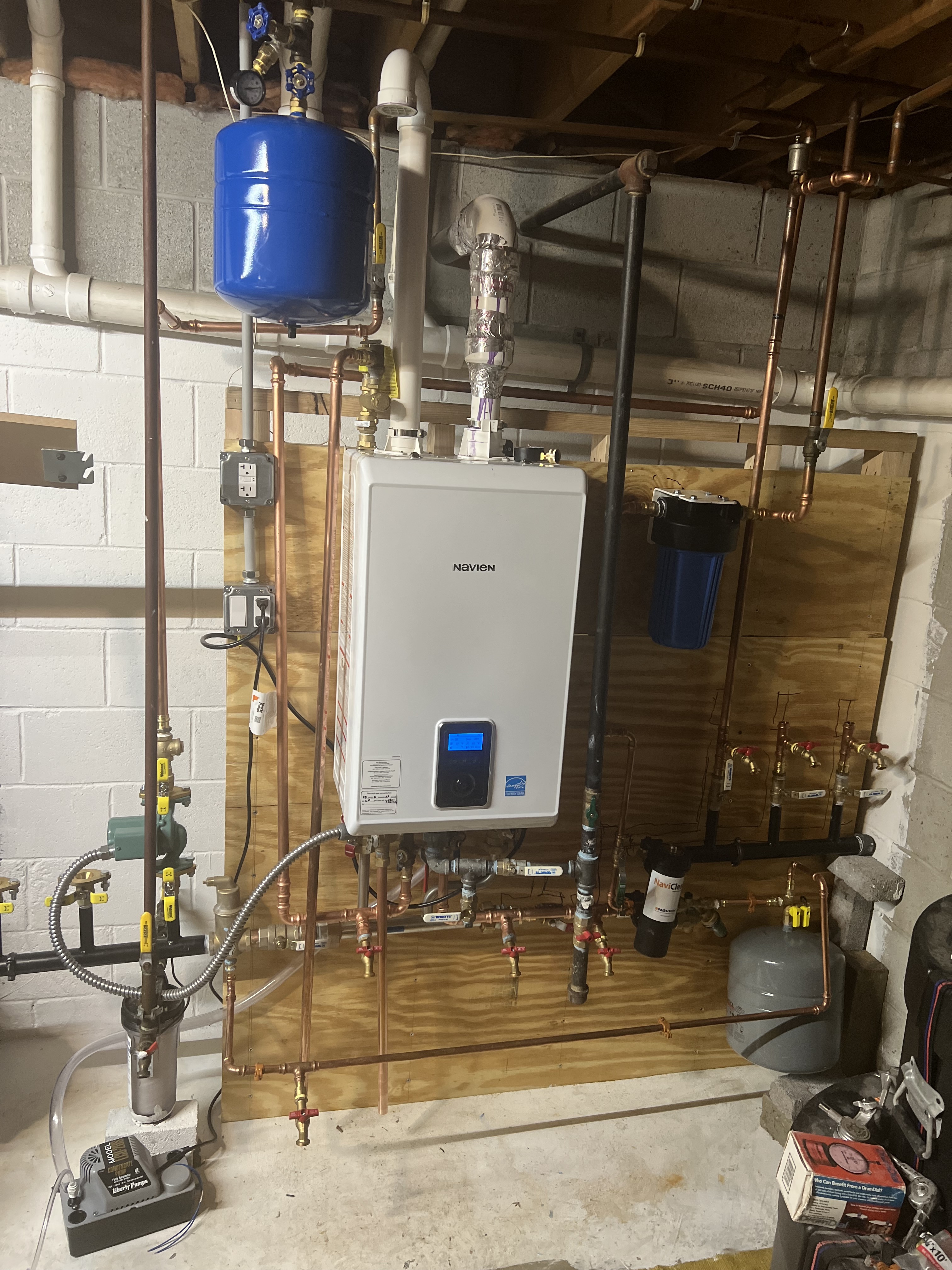 Combi boiler no baseboard heat, DWH working perfectly — Heating Help The Wall