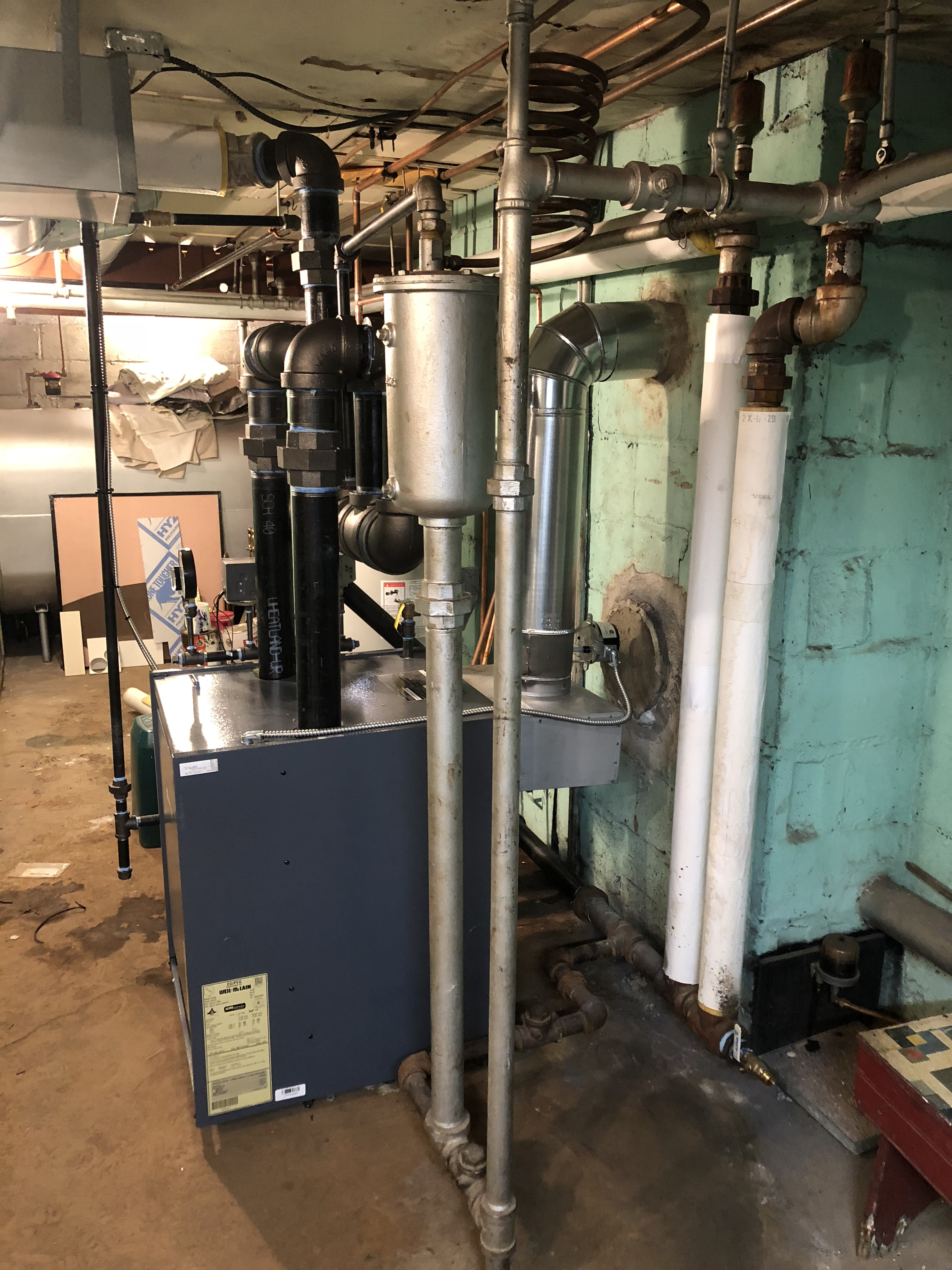 Trane Vapor steam replacement — Heating Help The Wall