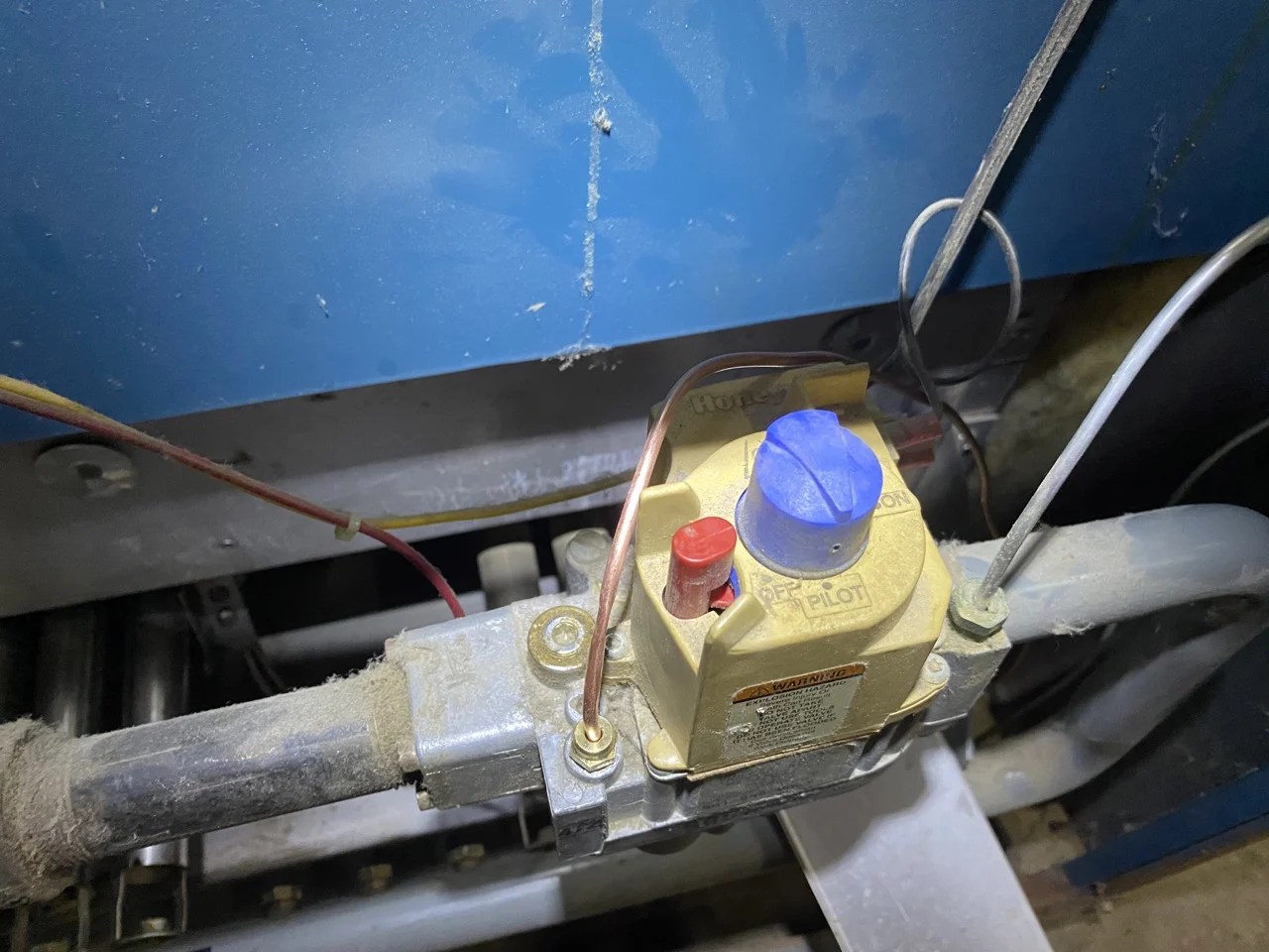 Replaced thermocouple, but steam boiler pilot won't stay lit — Heating Help The Wall