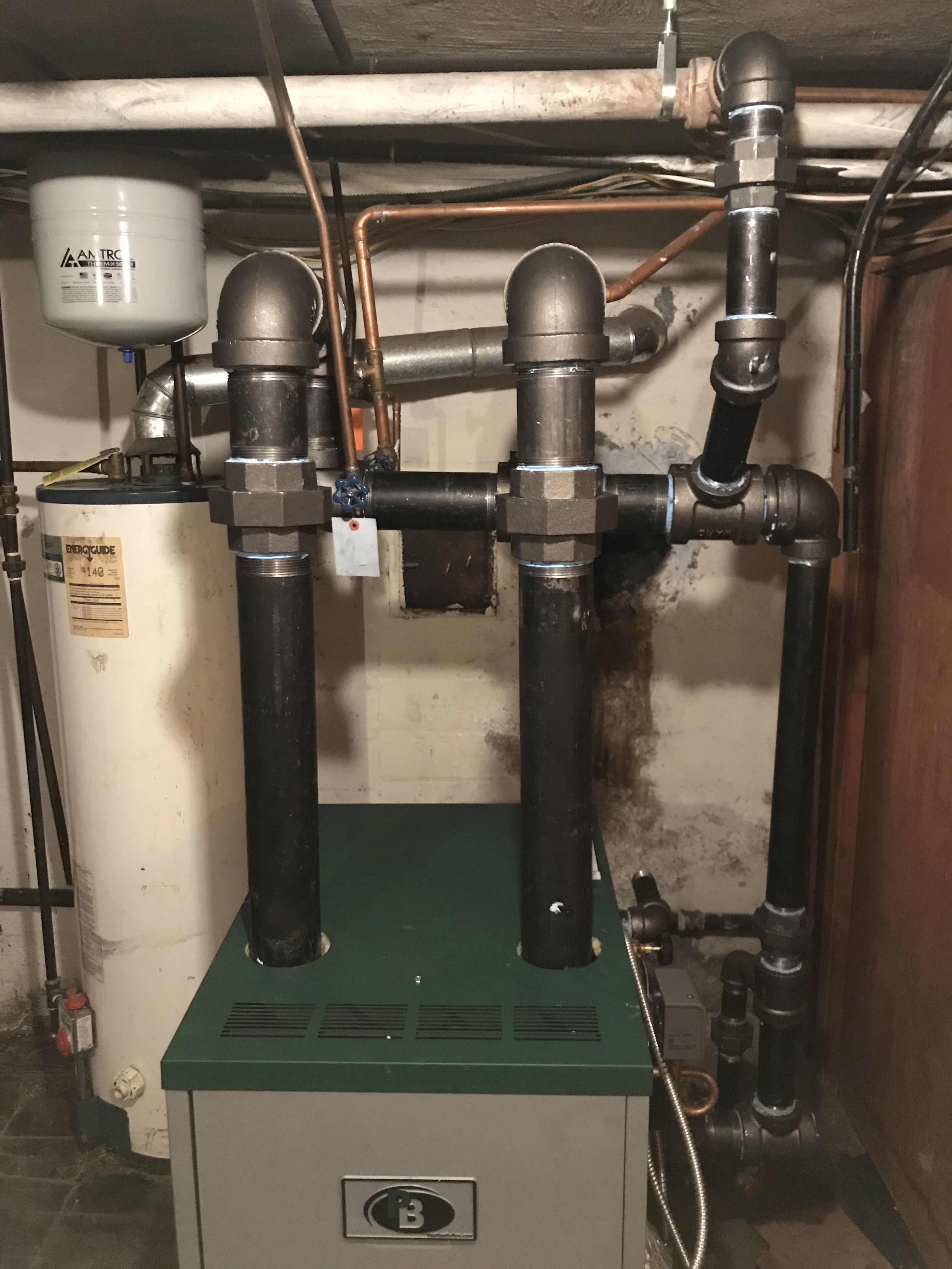 Peerless Steamer in Progress — Heating Help The Wall