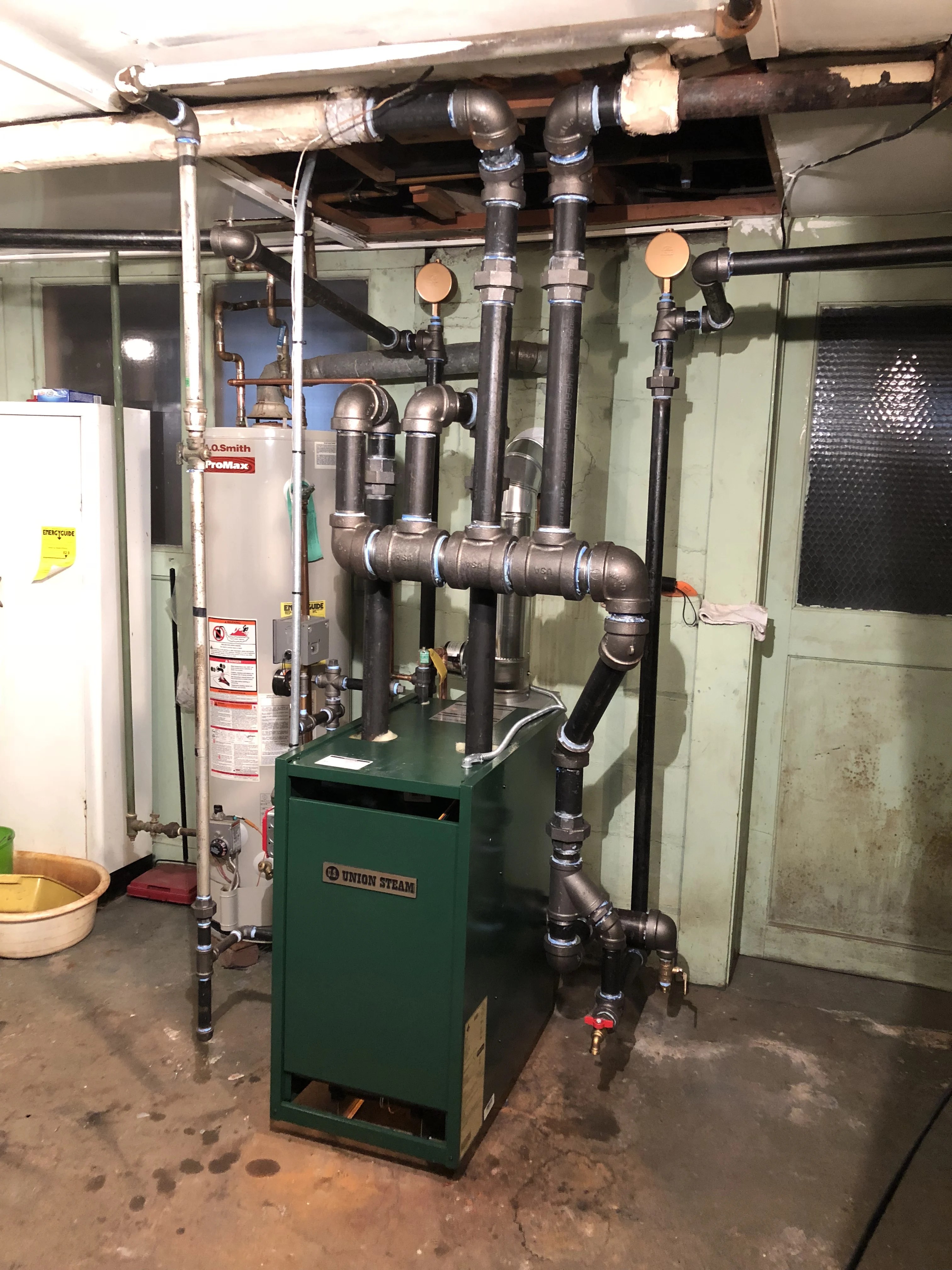 Steam Boiler replacement — Heating Help The Wall