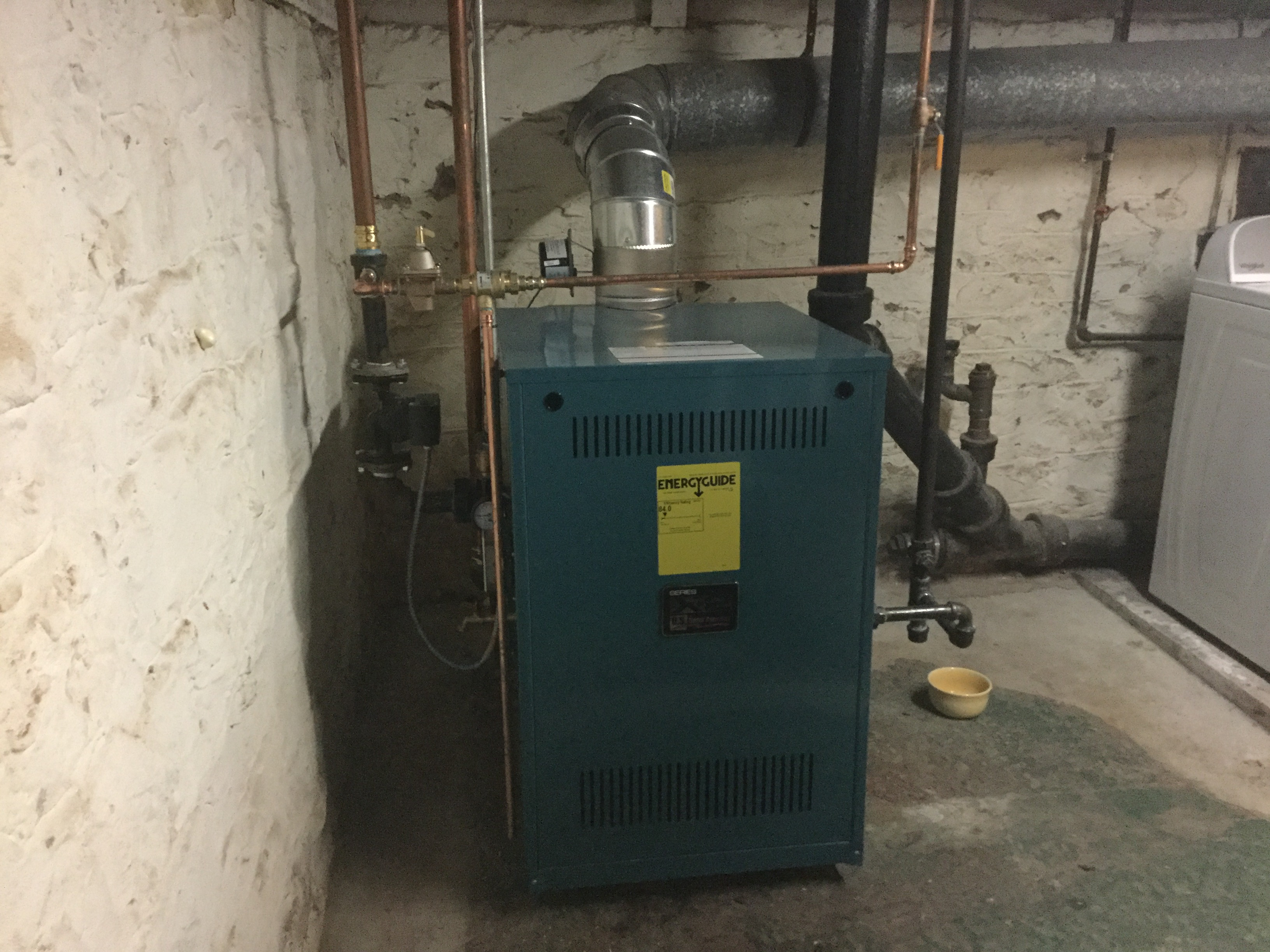 New boiler sewage smell — Heating Help The Wall