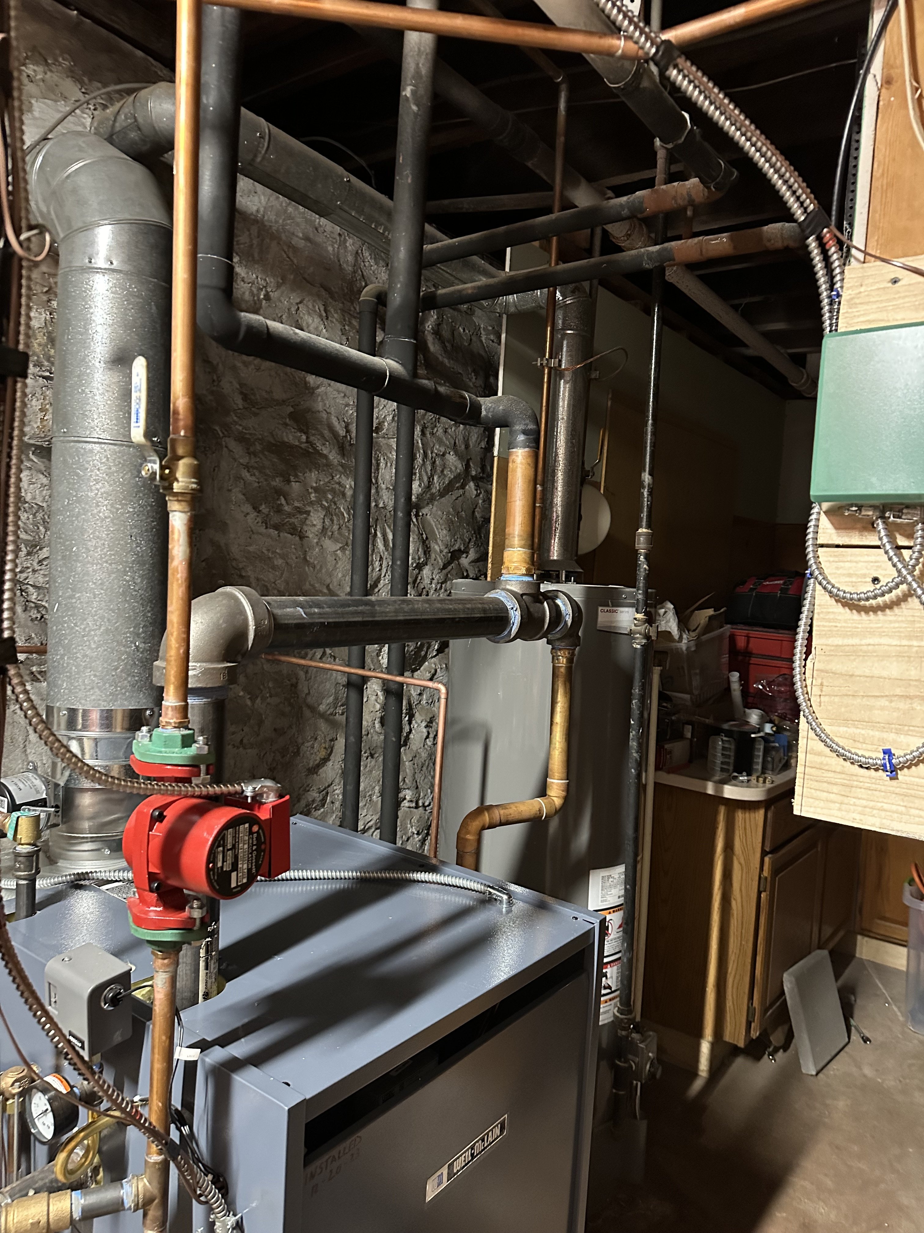 is steam boiler undersized — Heating Help The Wall